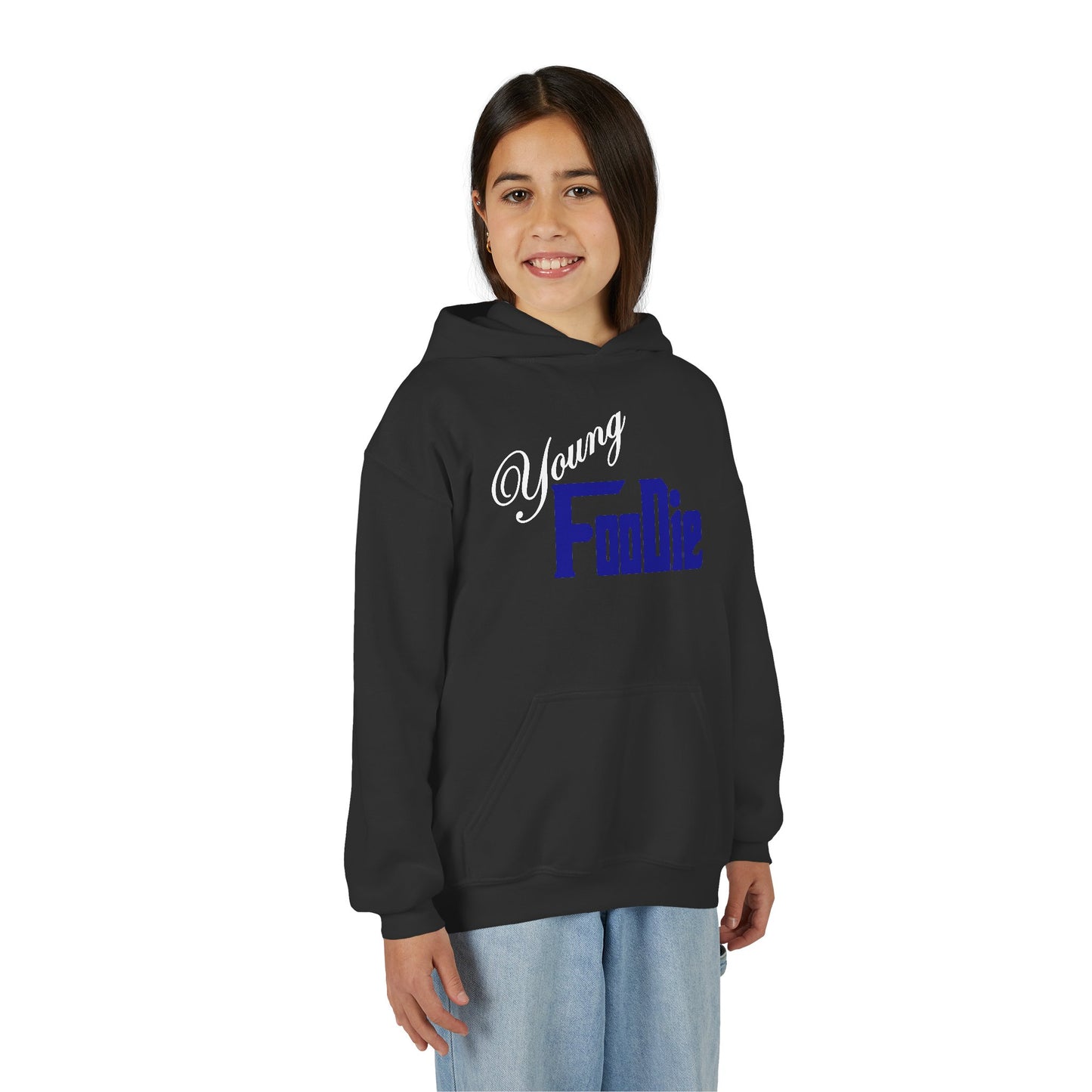L.O.E.F Young Foodie Youth Hooded Sweatshirt (Dark Blue)