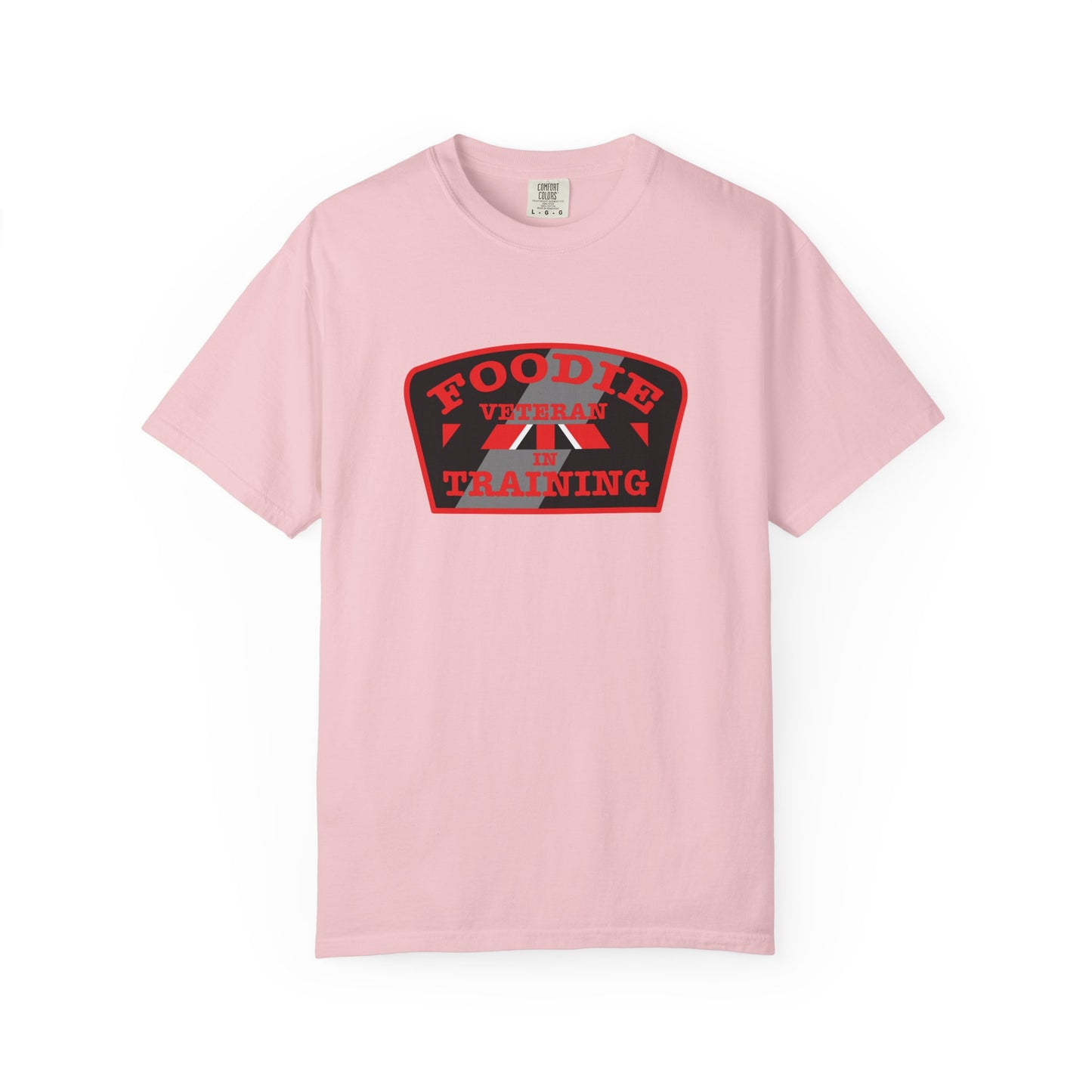 L.O.E.F Foodie Veteran IN TRAINING Unisex Tee Shirt (Red)