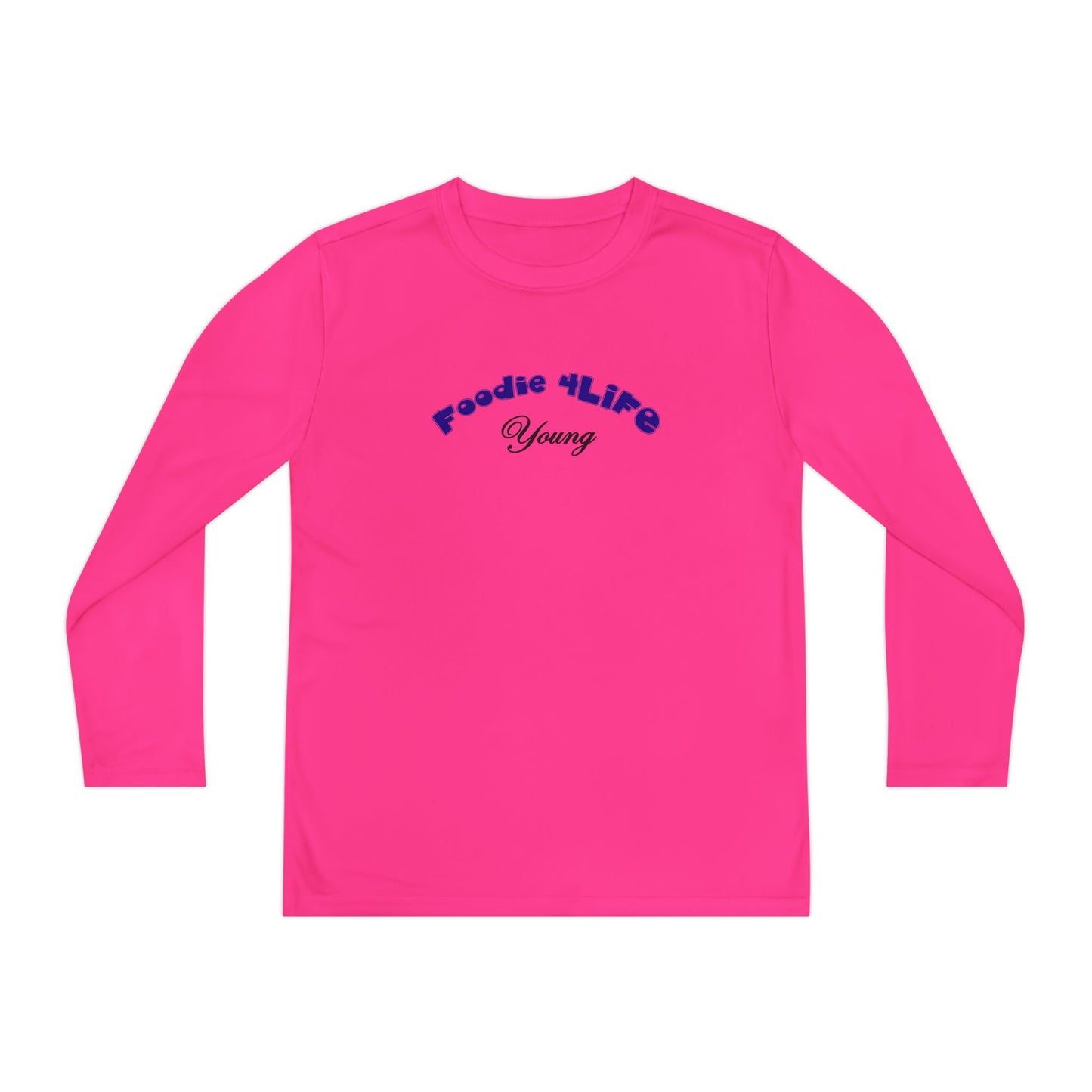 L.O.E.F Foodie 4Life Young Long Sleeve Tee  (Dark Blue)