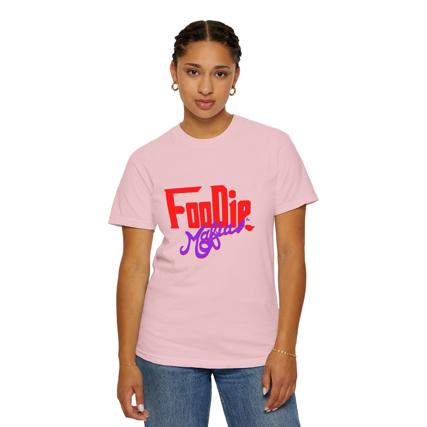 L.O.E.F Red Foodie Mafia Unisex Tee Shirt (Purple)