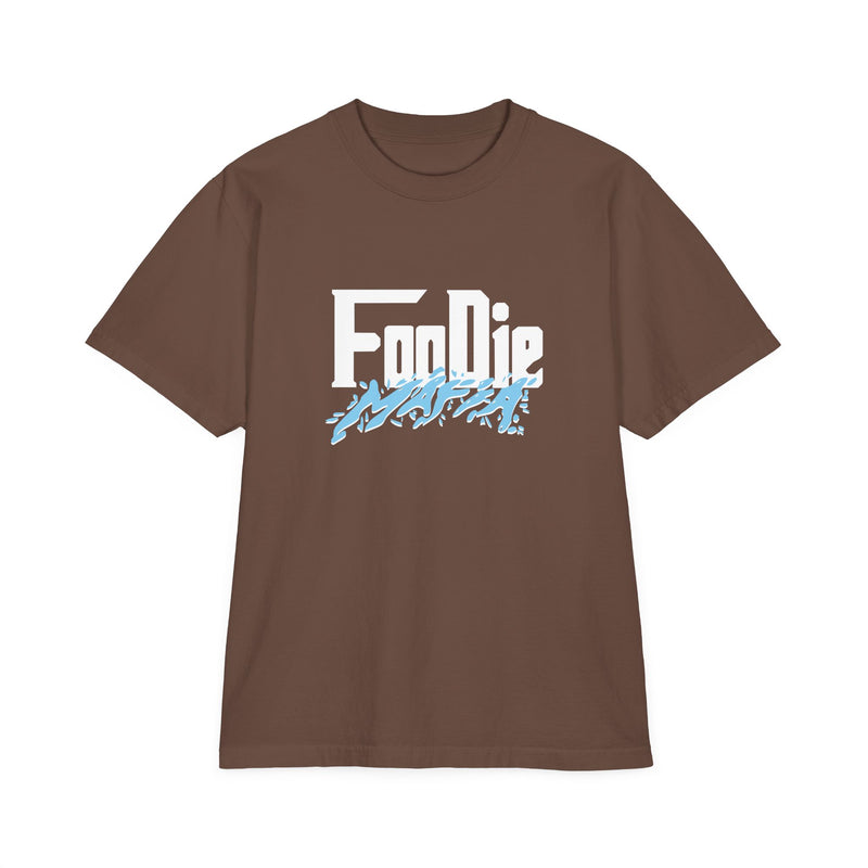 L.O.E.F White Foodie Mafia Unisex Tee shirt (Baby Blue)