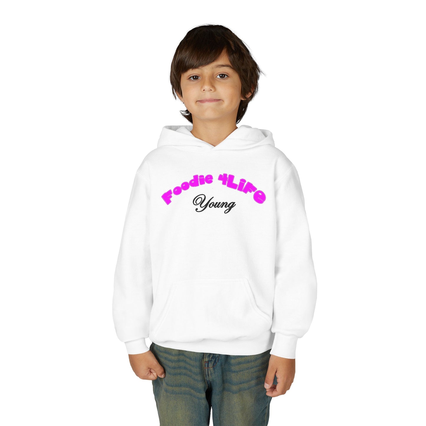 L.O.E.F Foodie 4Life Young Hoodie (Fuchsia)