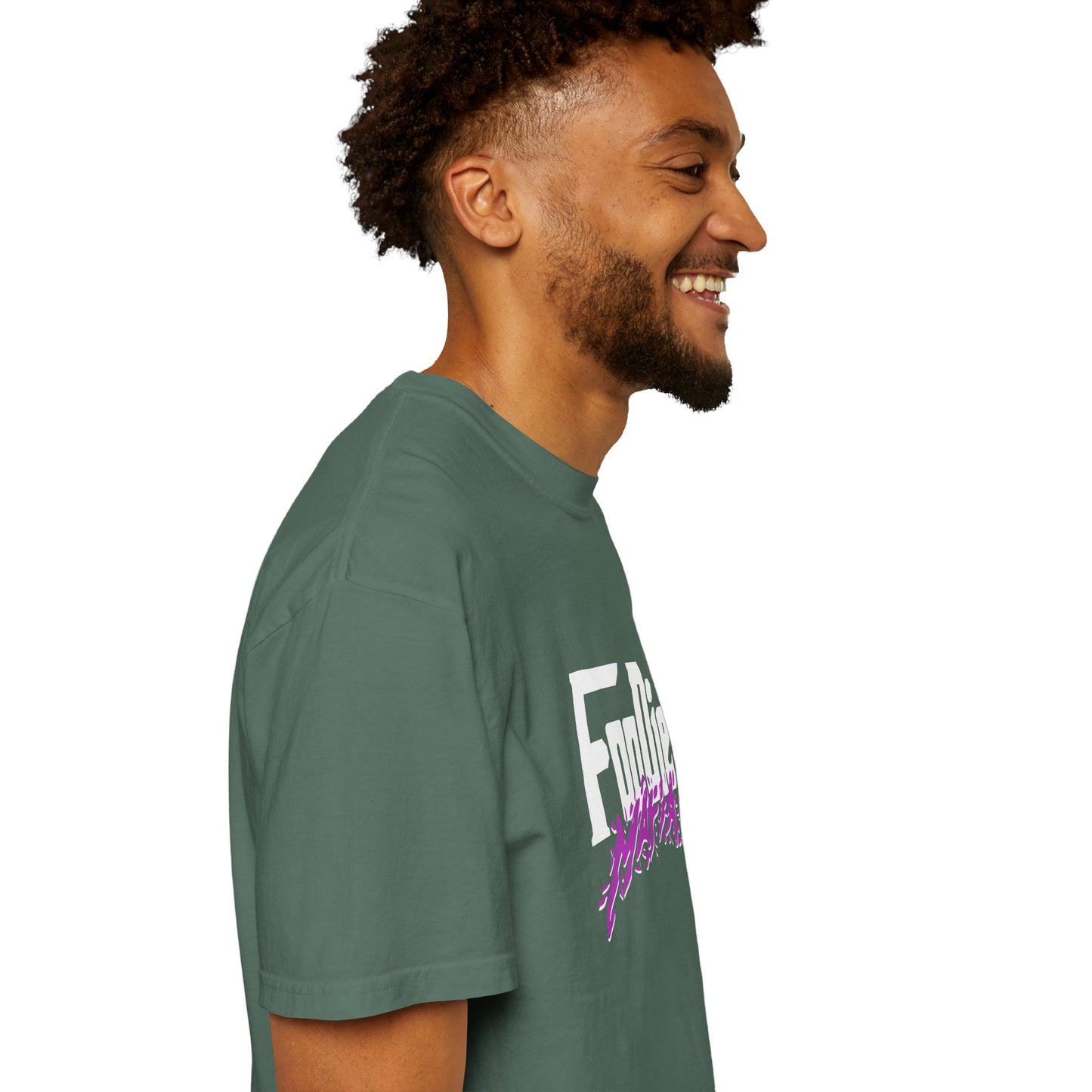 L.O.E.F White Foodie Mafia Tee Shirt (Purple)