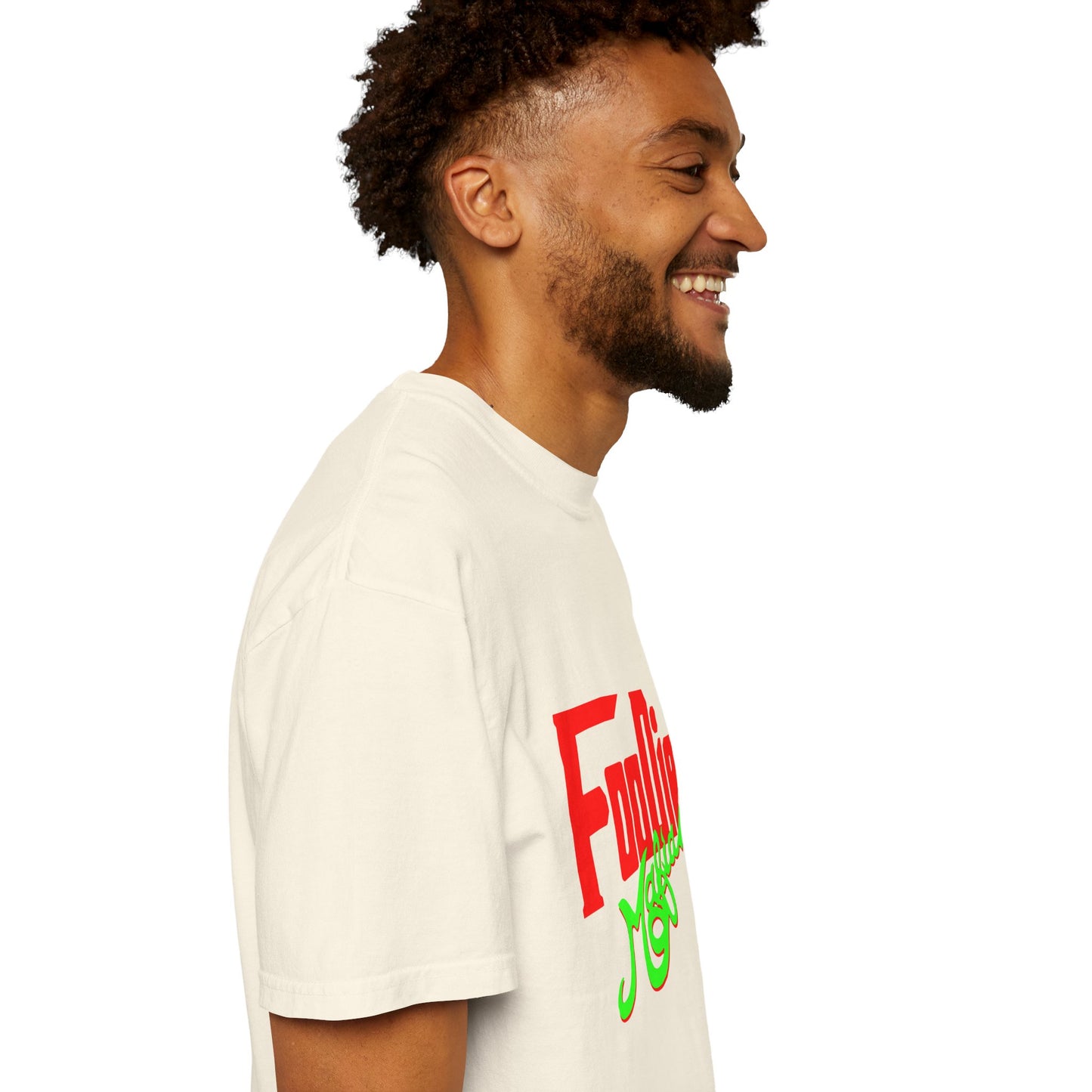 L.O.E.F Red Foodie Mafia Unisex Tee Shirt (Neon Green)