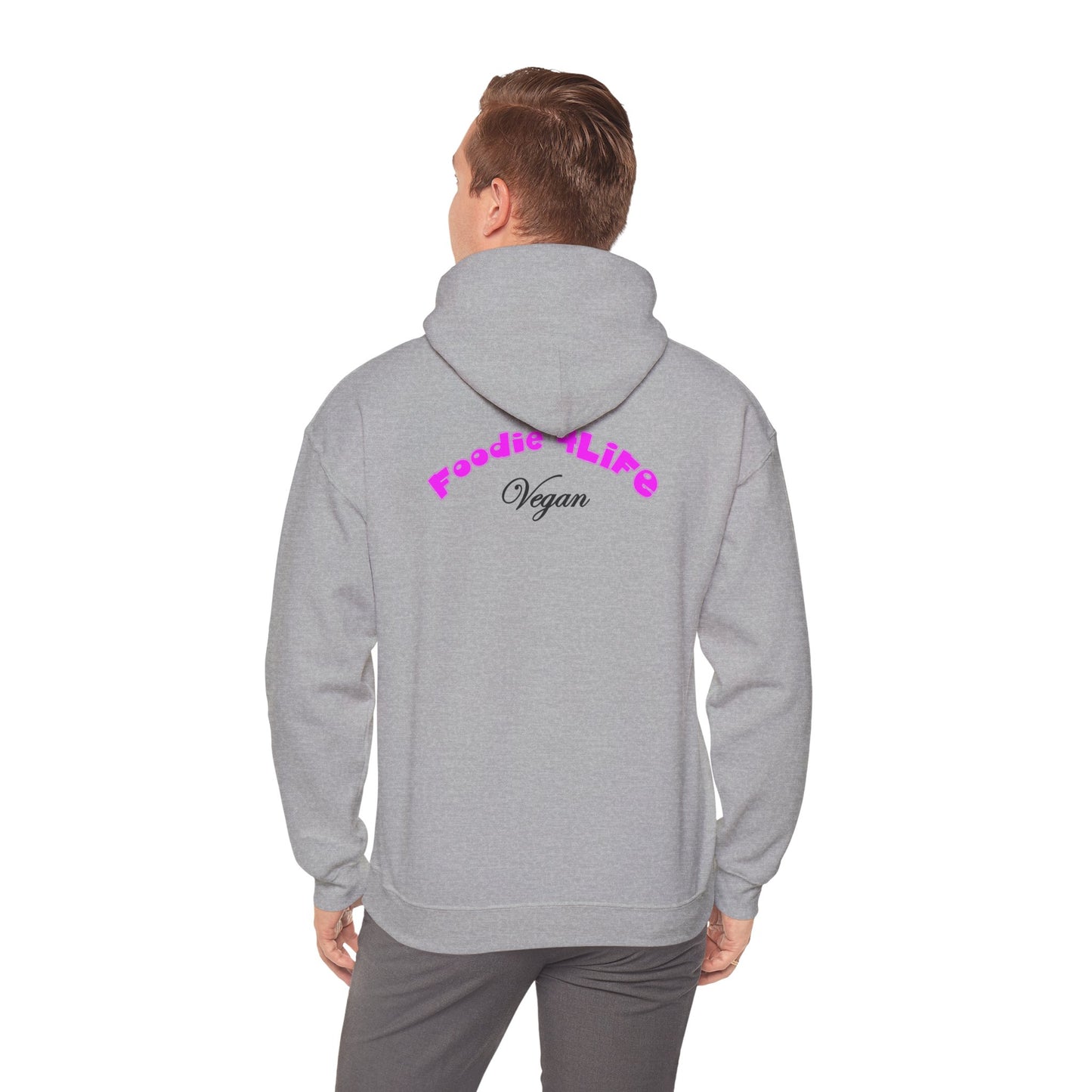L.O.E.F Foodie 4Life Vegan Hoodie (Fuchsia)