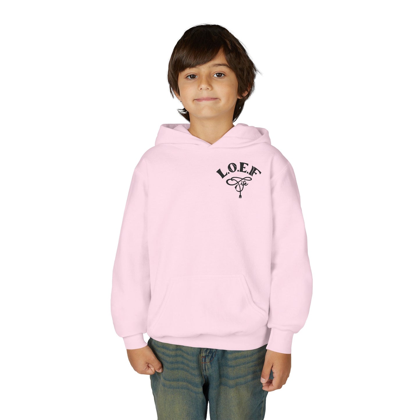 L.O.E.F Foodie 4Life Young Hoodie (Violet)