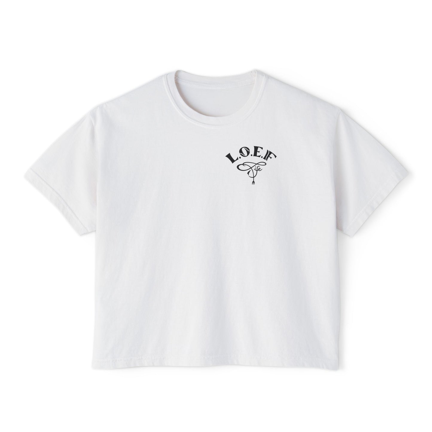L.O.E.F Foodie 4Life Certified Boxy Tee (Fiery Red)