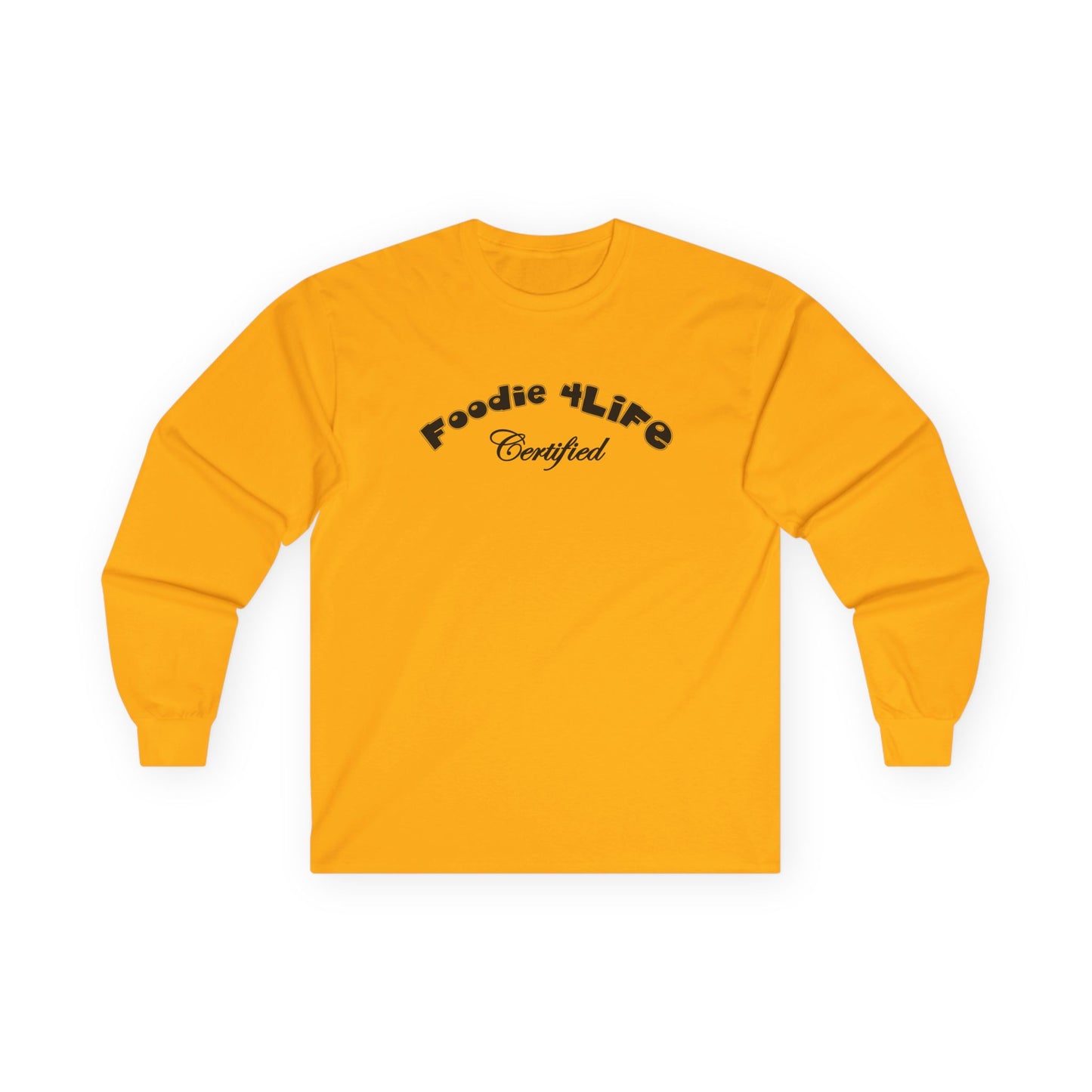 L.O.E.F Foodie 4Life Certified Long Sleeve Tee (Black)