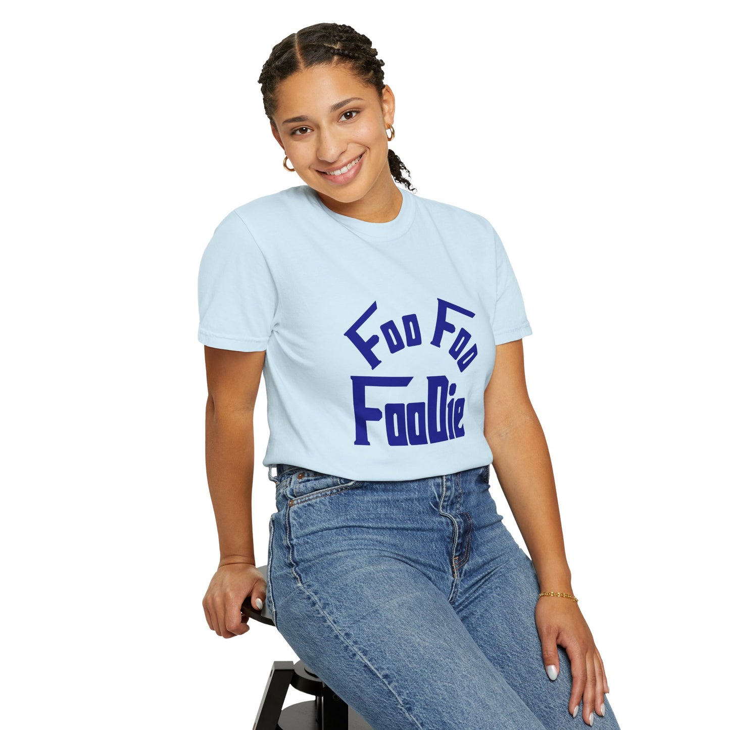 L.O.E.F FOO FOO FOODIE Unisex Tee shirt(Dark Blue)