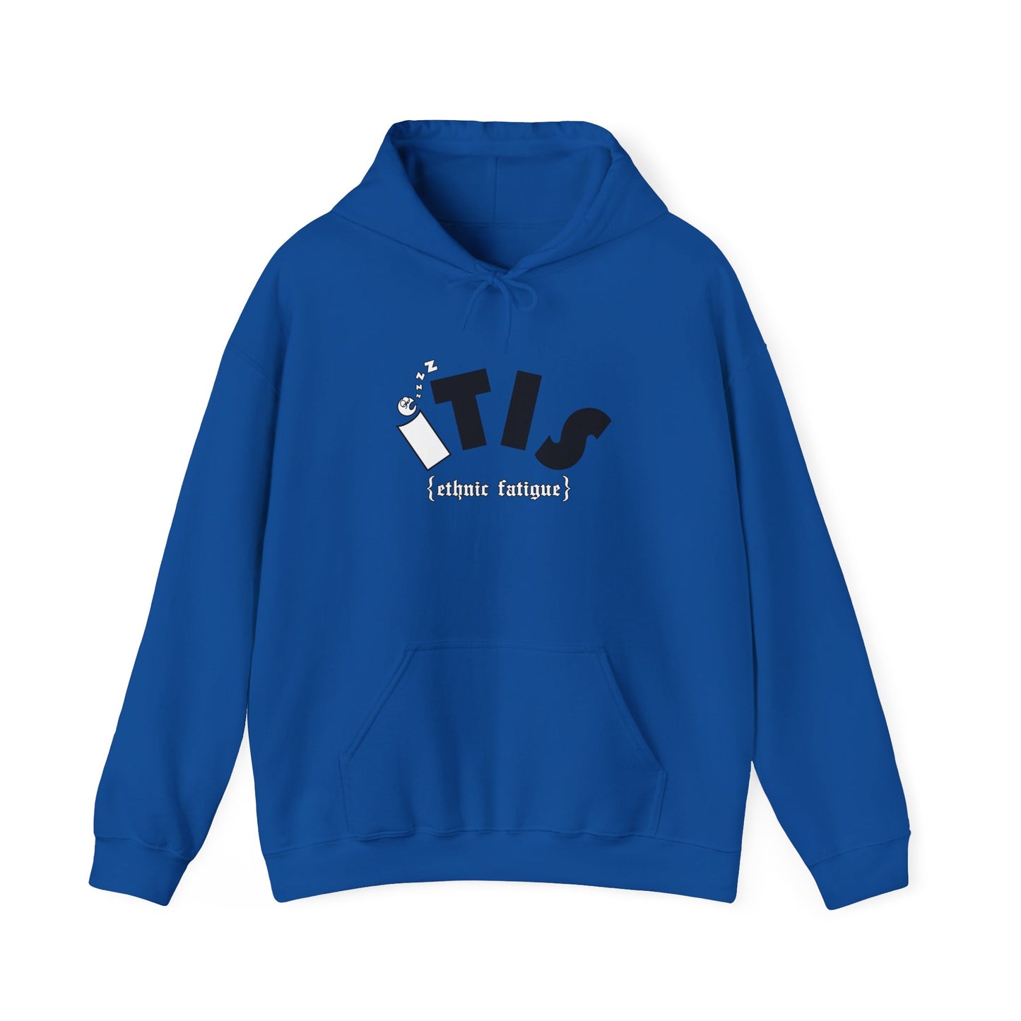 L.O.E.F ITIS Unisex Hooded Sweatshirt (White and Black)