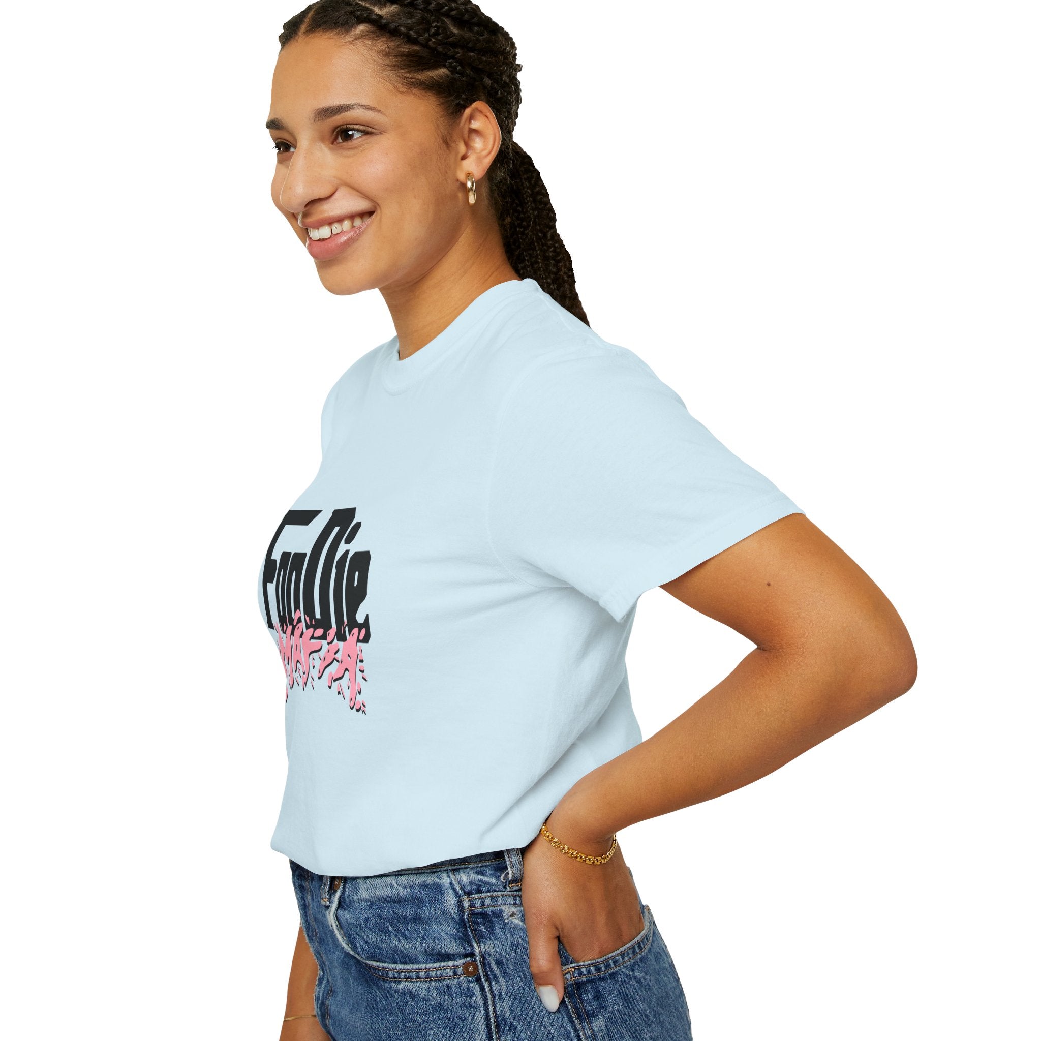 L.O.E.F Foodie Mafia Tee Shirt (Soft Pink)