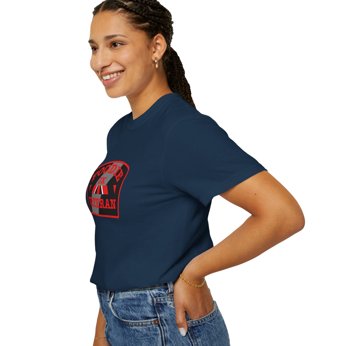L.O.E.F Foodie Veteran UK Unisex Tee Shirt (Red)
