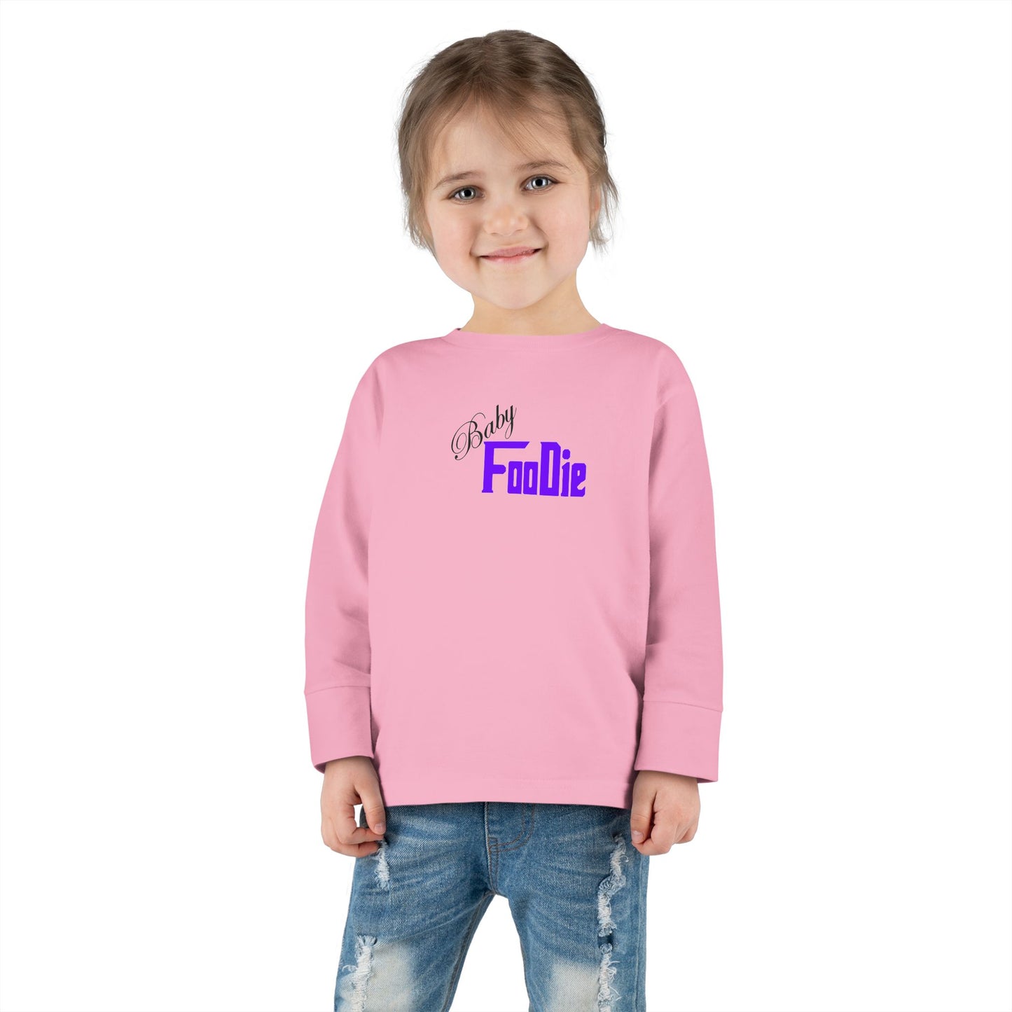 L.O.E.F Future Foodie Toddler Long Sleeve Tee (Violet)