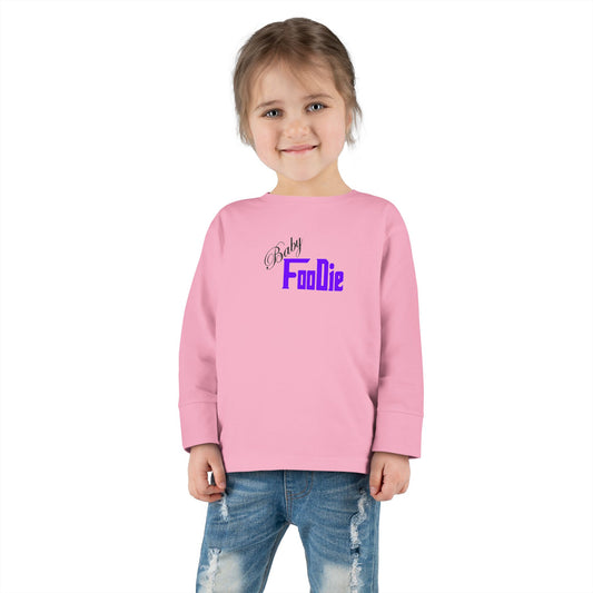 L.O.E.F Future Foodie Toddler Long Sleeve Tee (Violet)