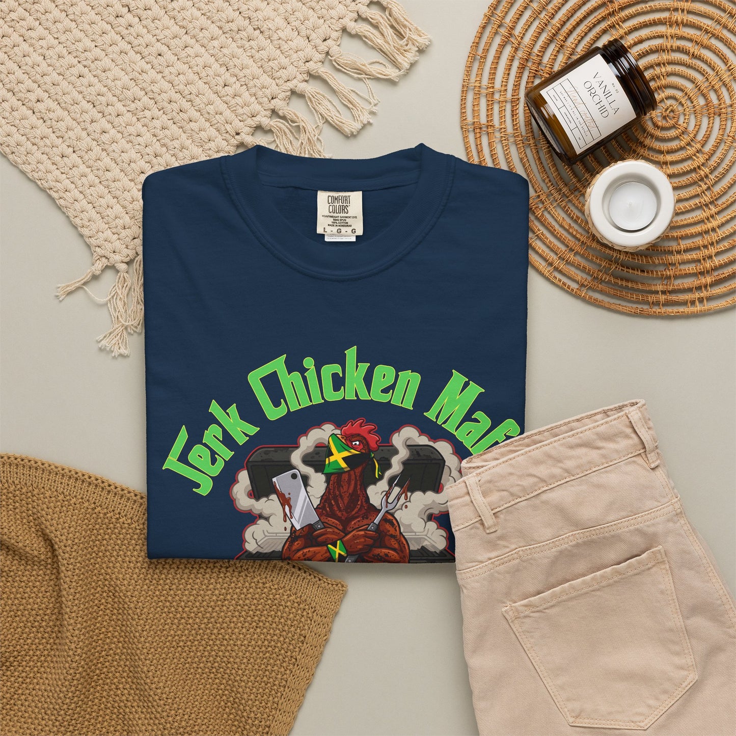 L.O.E.F Jerk Chicken Mafia Unisex Tee Shirt
