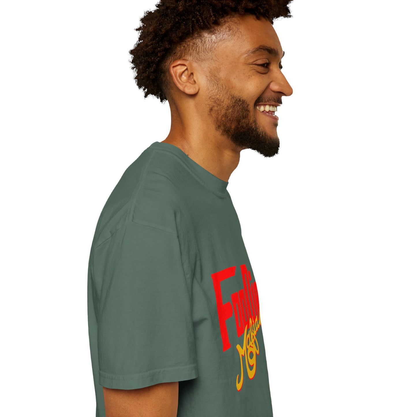L.O.E.F Red Foodie Mafia Unisex Tee Shirt (Gold)