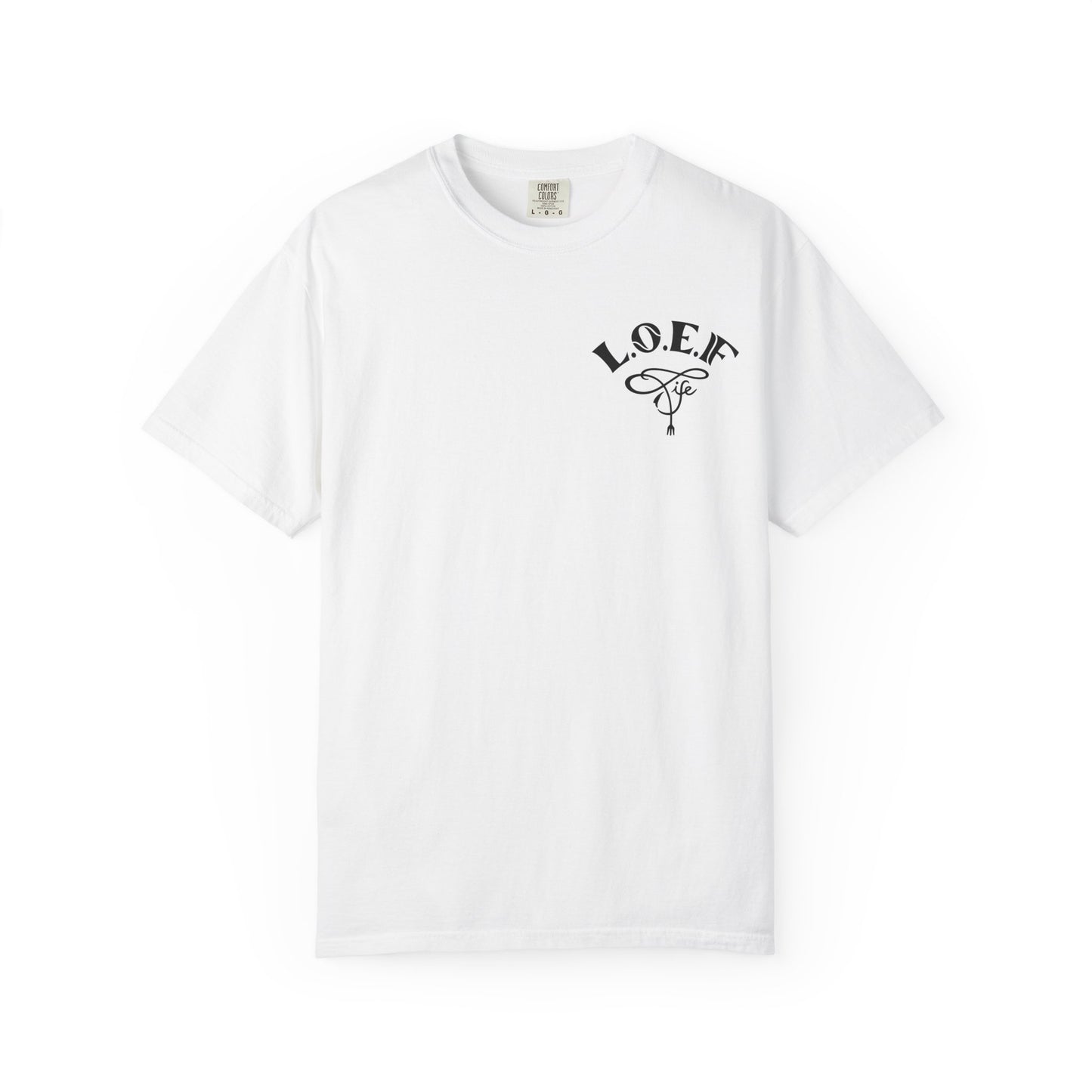 L.O.E.F Foodie 4Life Vegan Unisex Tee Shirt (Soft Pink)