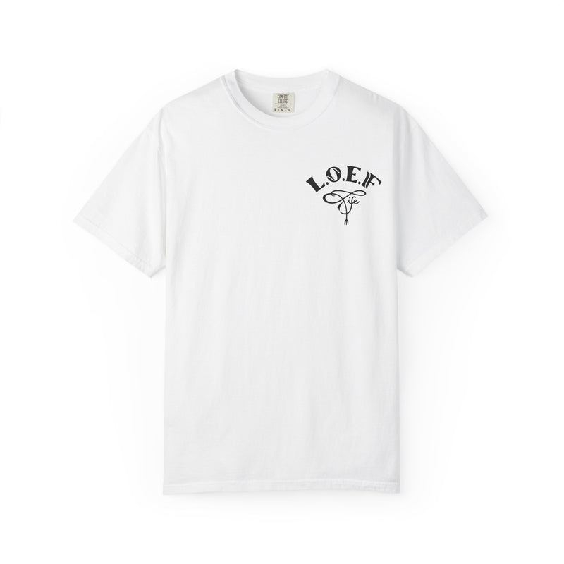 L.O.E.F Foodie 4Life Vegan Unisex Tee Shirt (Soft Pink)