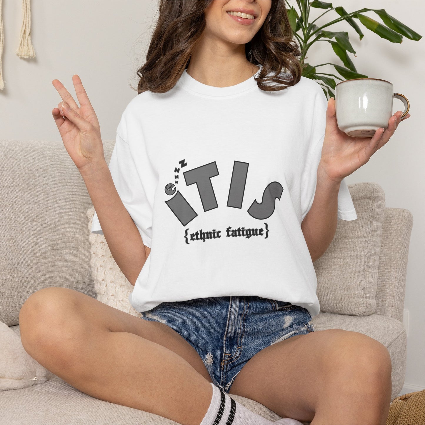 L.O.E.F ITIS Unisex Tee shirt (Gray)