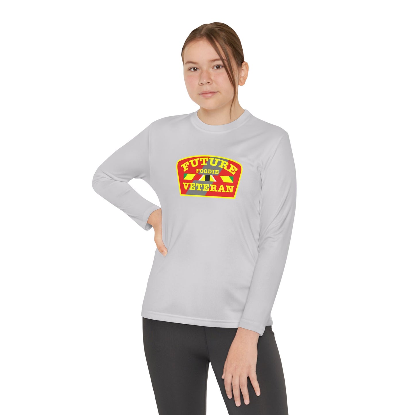 L.O.E.F Future Foodie Veteran Youth Long Sleeve Tee (Yellow and Red)