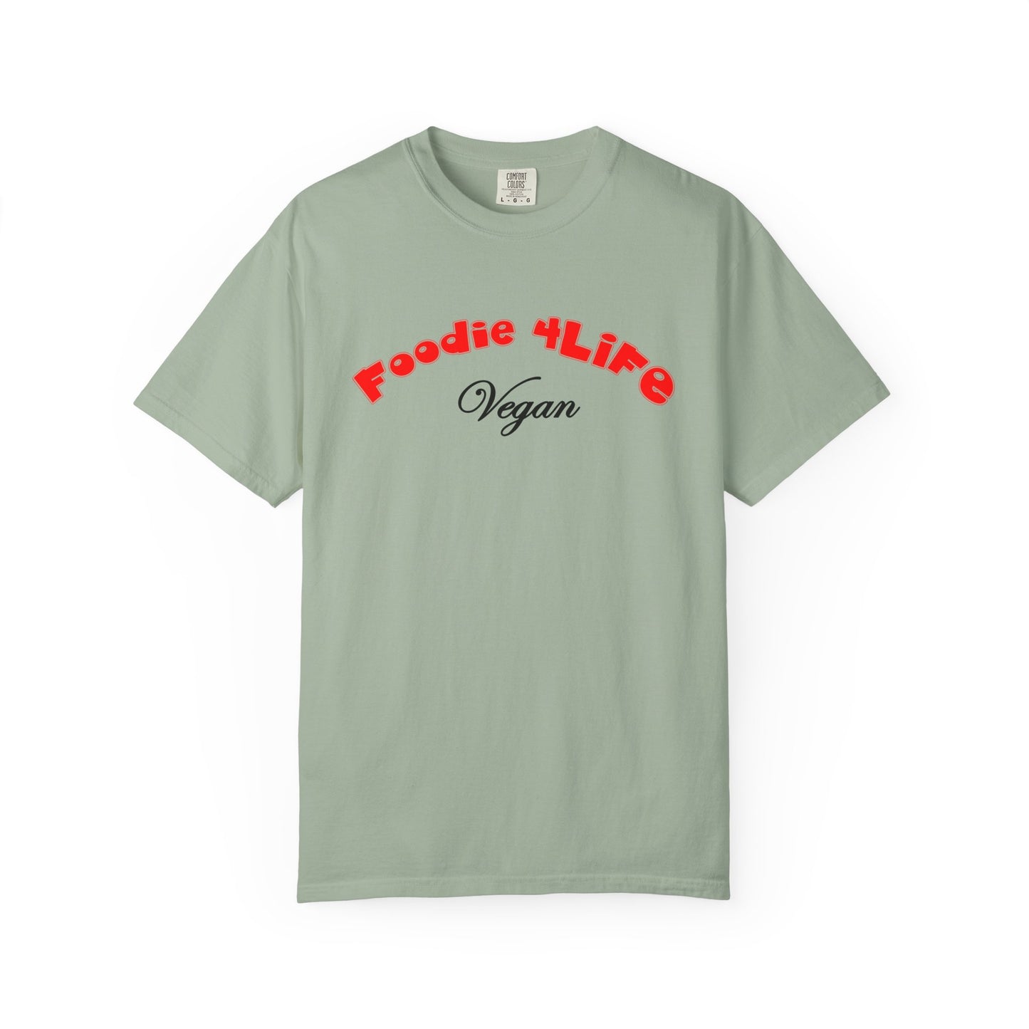 L.O.E.F Foodie 4Life Vegan Unisex Tee Shirt (Fiery Red)