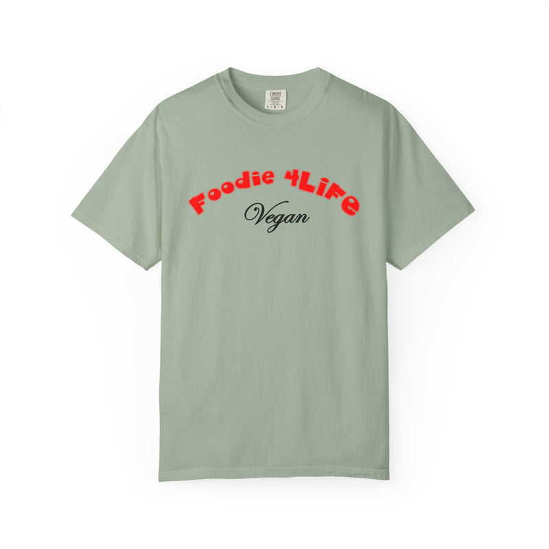 L.O.E.F Foodie 4Life Vegan Unisex Tee Shirt (Fiery Red)