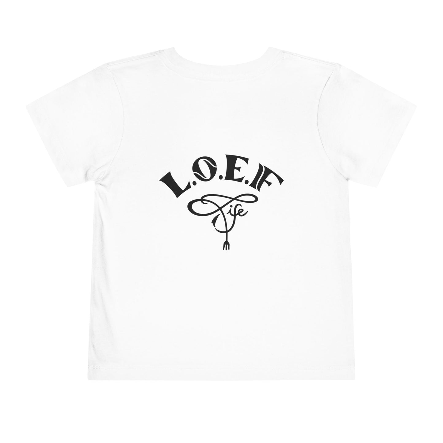 L.O.E.F Foodie 4Life Baby Tee Shirt  (Rust)