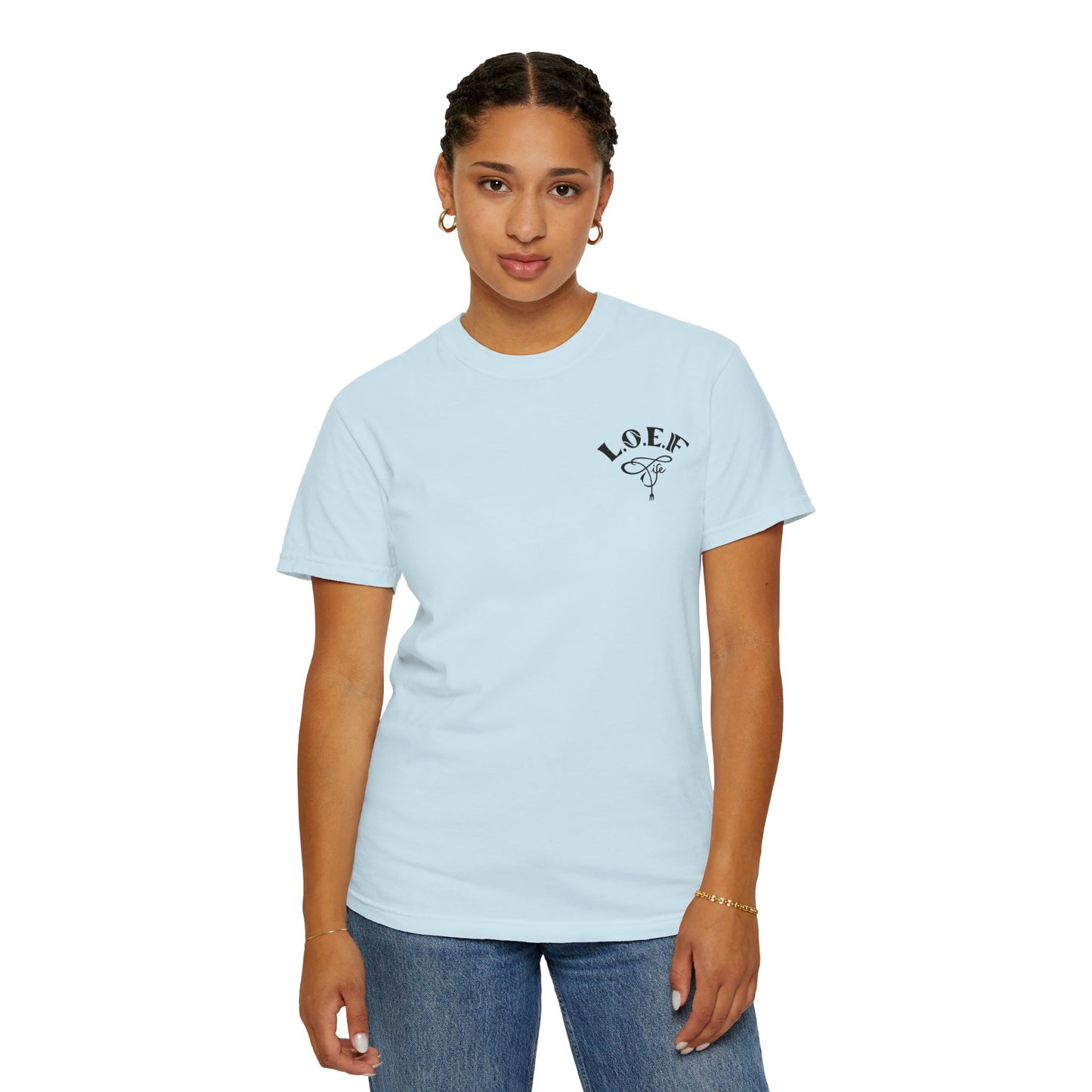L.O.E.F Foodie 4Life Certified Unisex Tee Shirt (Black)