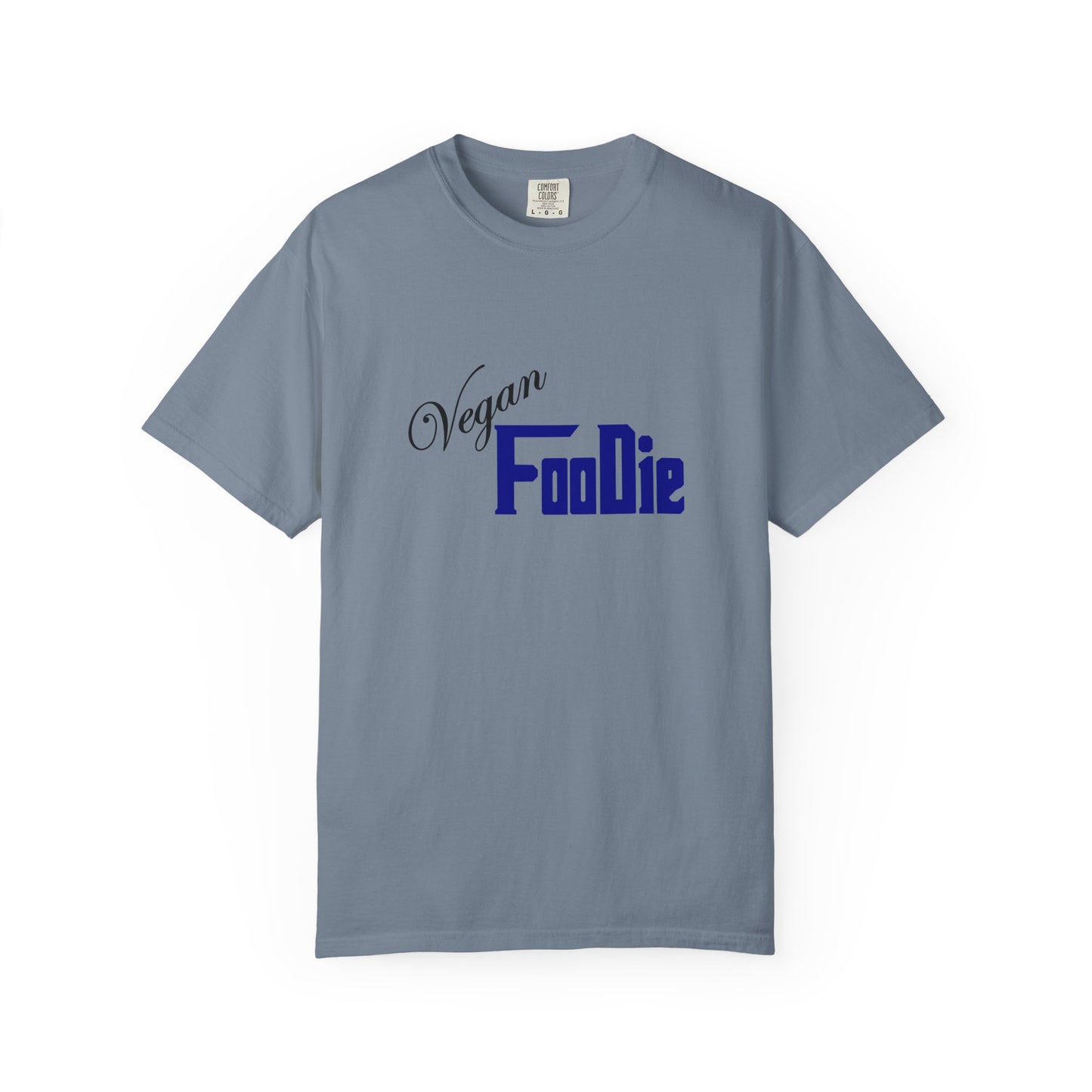 L.O.E.F Unisex Vegan Foodie Tee Shirt (Dark Blue)