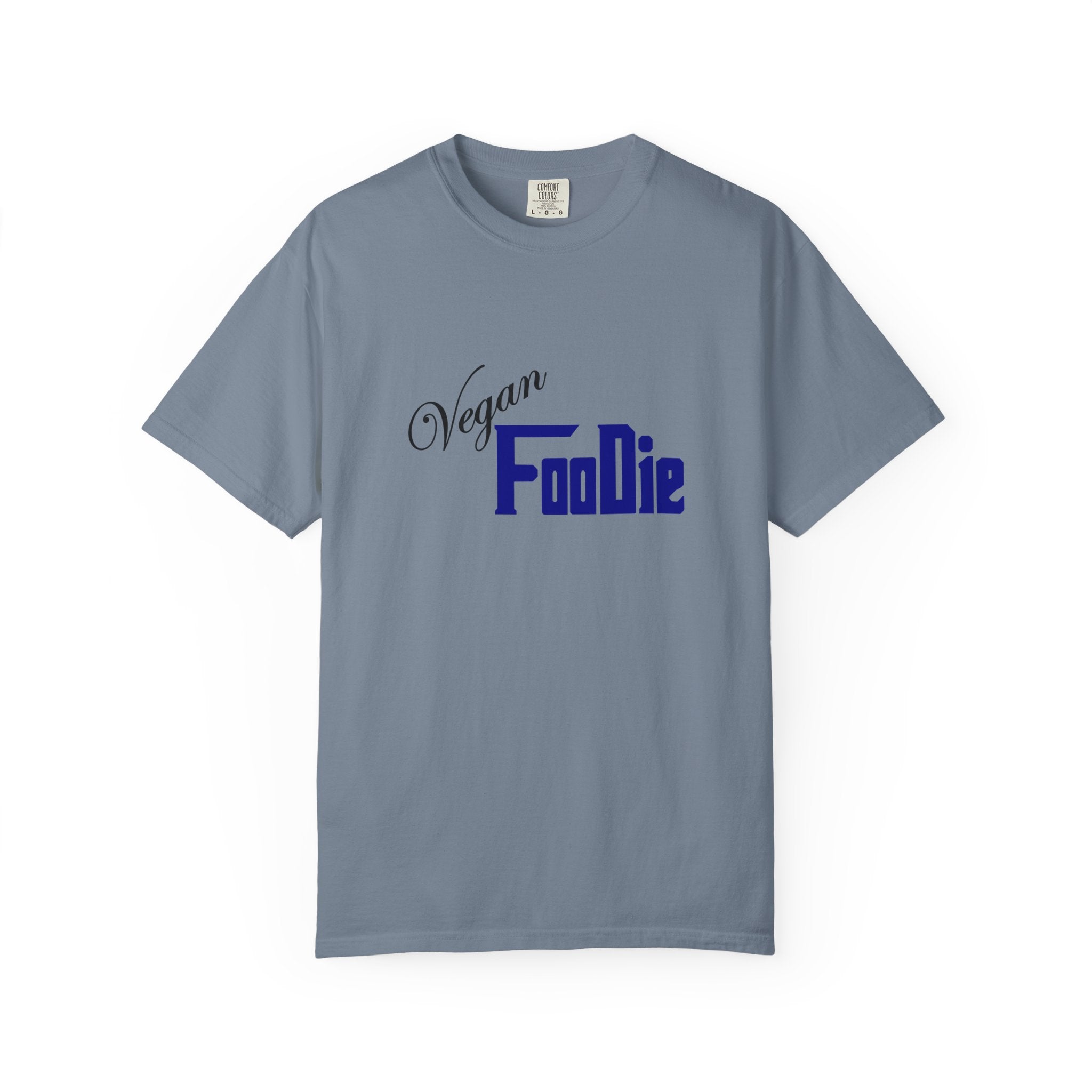 L.O.E.F Unisex Vegan Foodie Tee Shirt (Dark Blue)