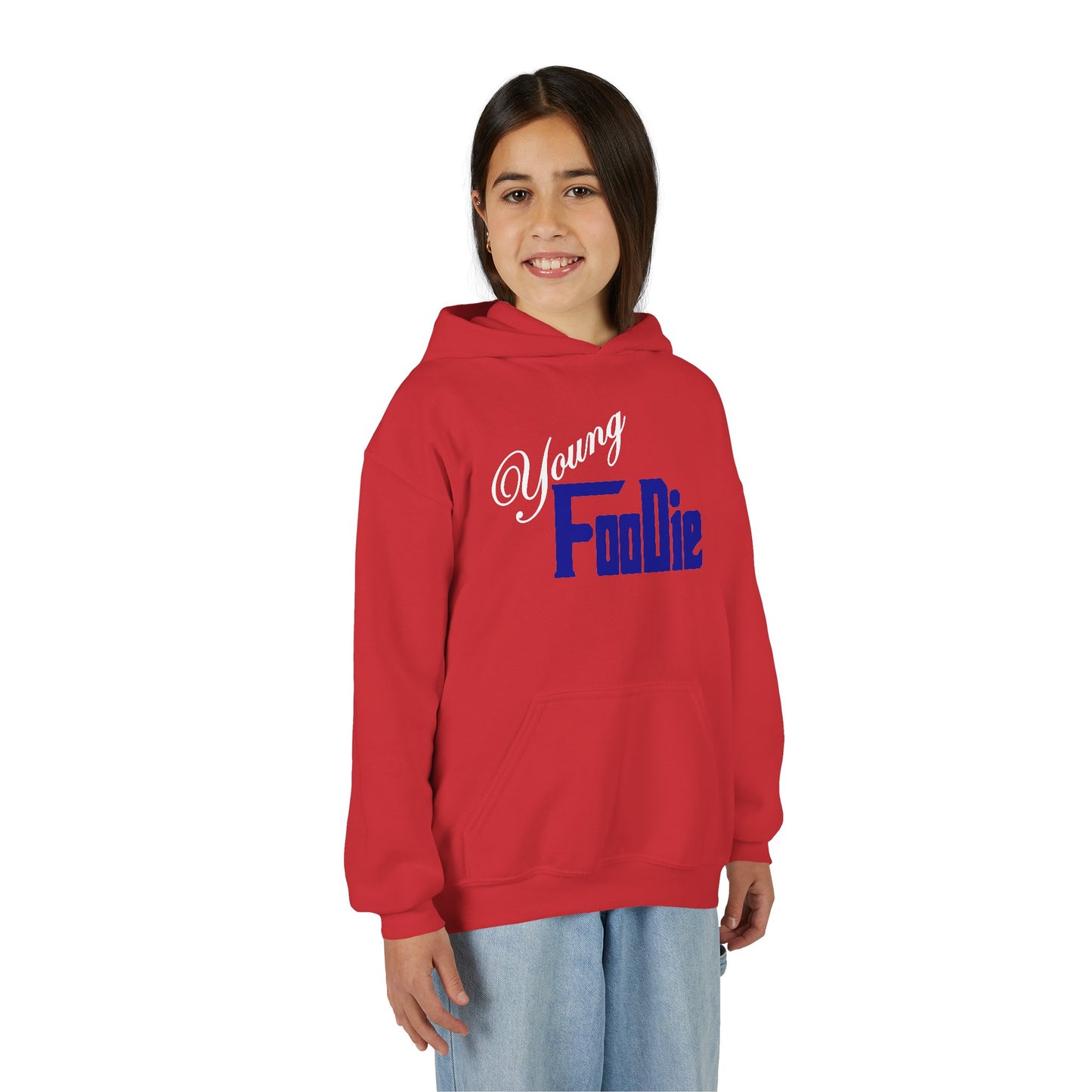 L.O.E.F Young Foodie Youth Hooded Sweatshirt (Dark Blue)
