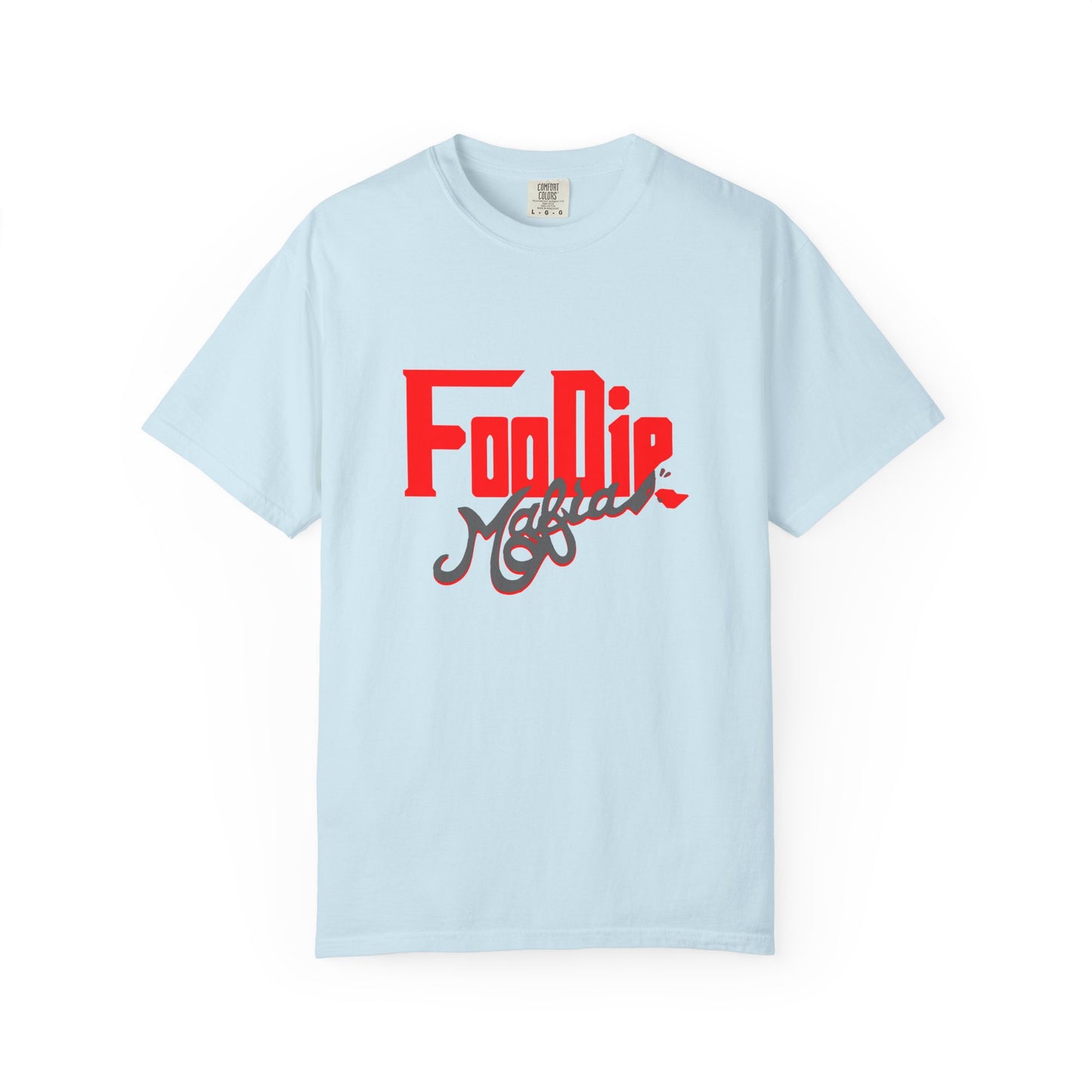 L.O.E.F Red Foodie Mafia Unisex Tee Shirt (Dark Grey)