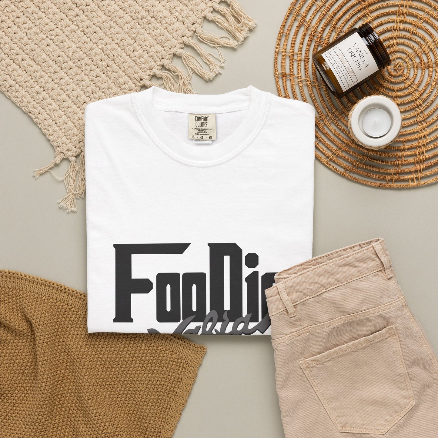 L.O.E.F Foodie Mafia Unisex Tee shirt (Dark Grey)