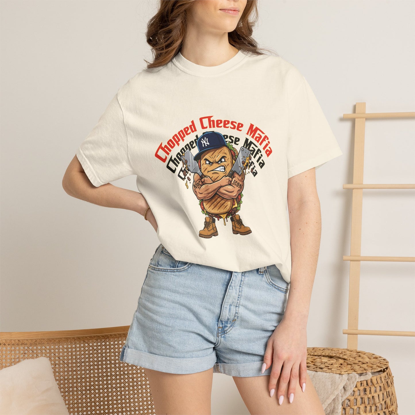 L.O.E.F Chopped Cheese Mafia Unisex Tee Shirt