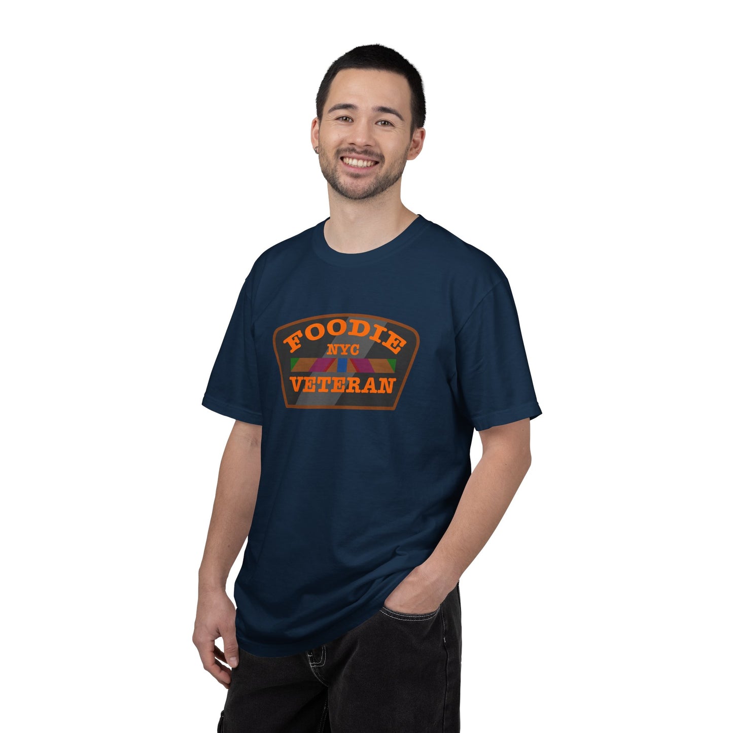 L.O.E.F Foodie Veteran NYC Unisex Tee Shirt (Orange)