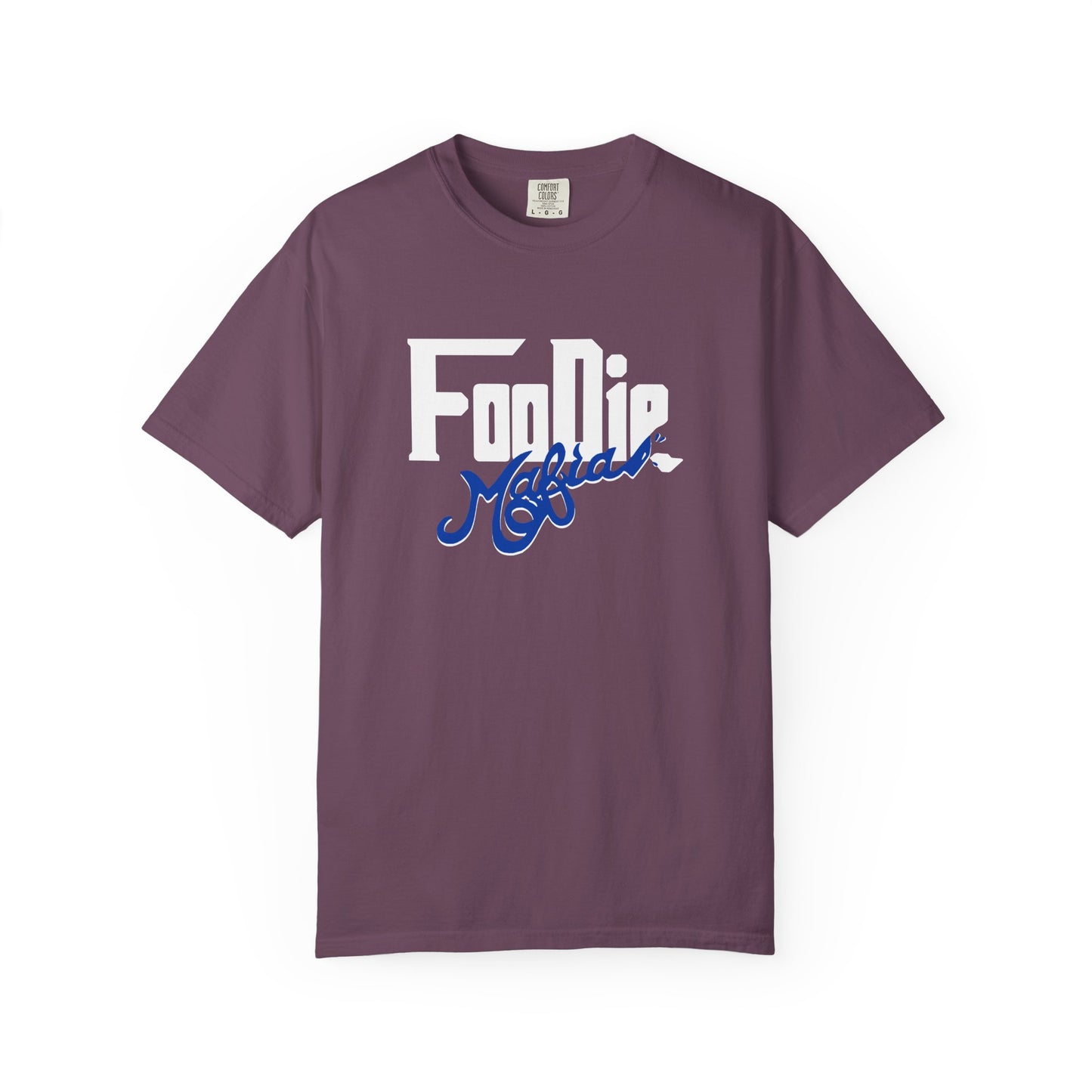 L.O.E.F Foodie Mafia Unisex Tee Shirt  (Dark Blue)