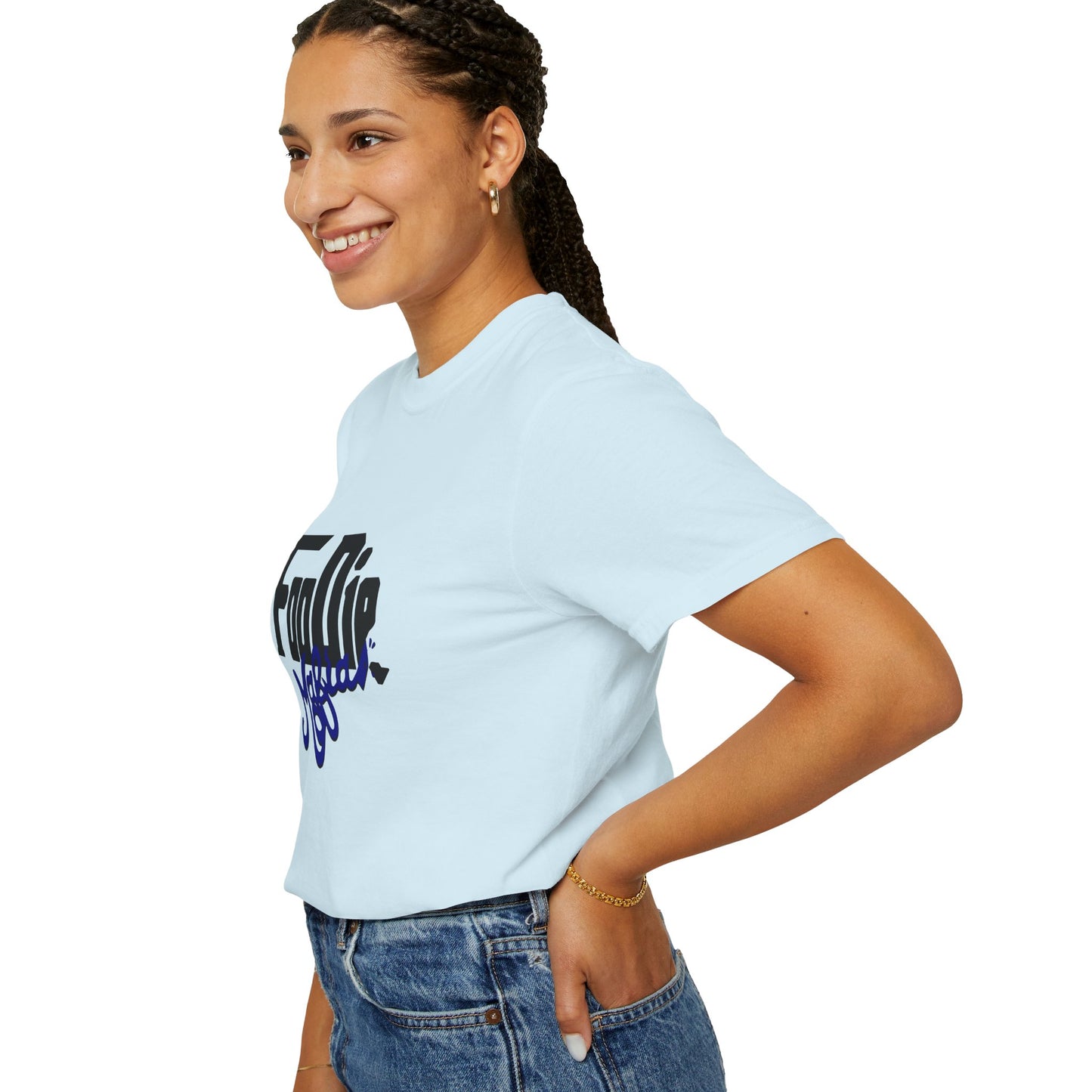 L.O.E.F Foodie Mafia Unisex Tee shirt (Dark Blue)