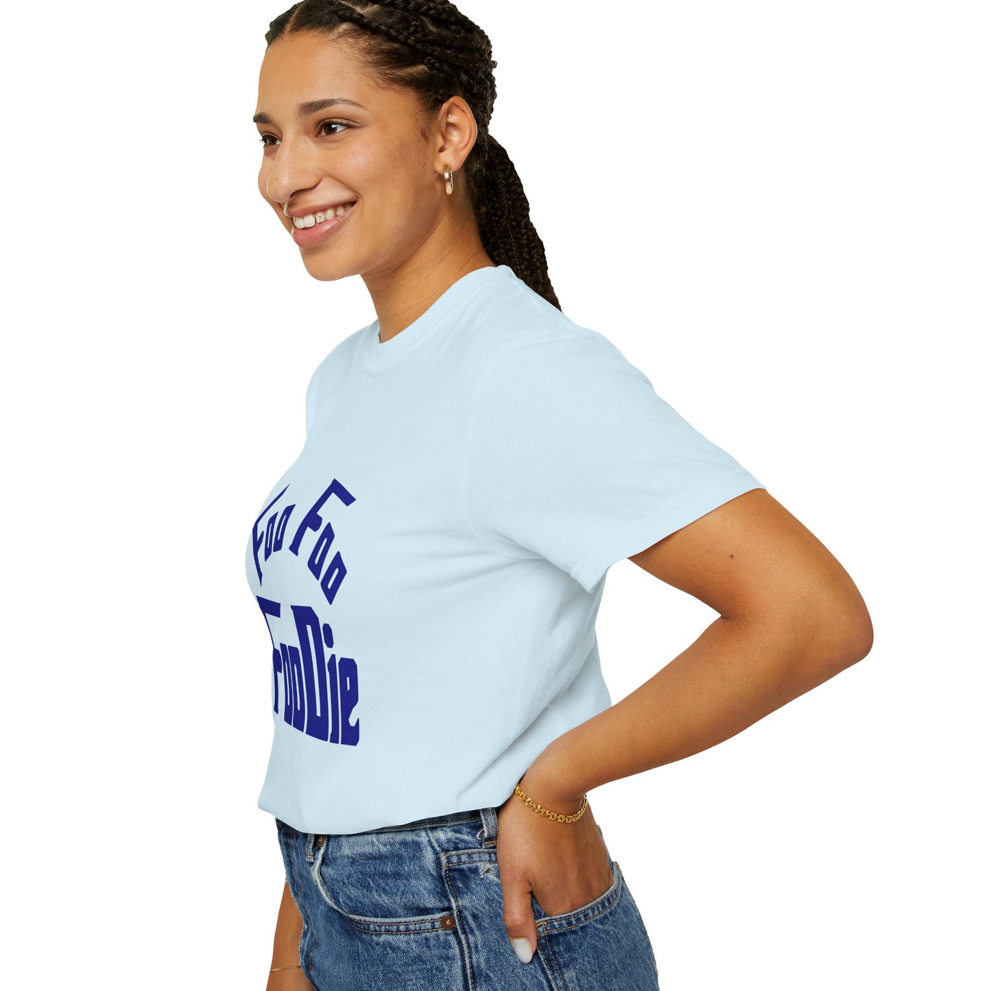 L.O.E.F FOO FOO FOODIE Unisex Tee shirt(Dark Blue)