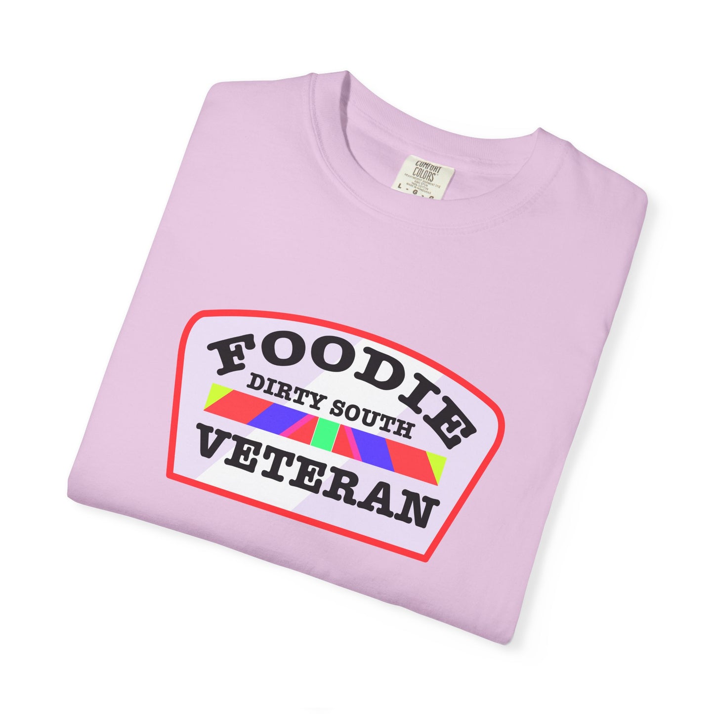 L.O.E.F Foodie Veteran DIRTY SOUTH Unisex Tee Shirt (Soft Pink)