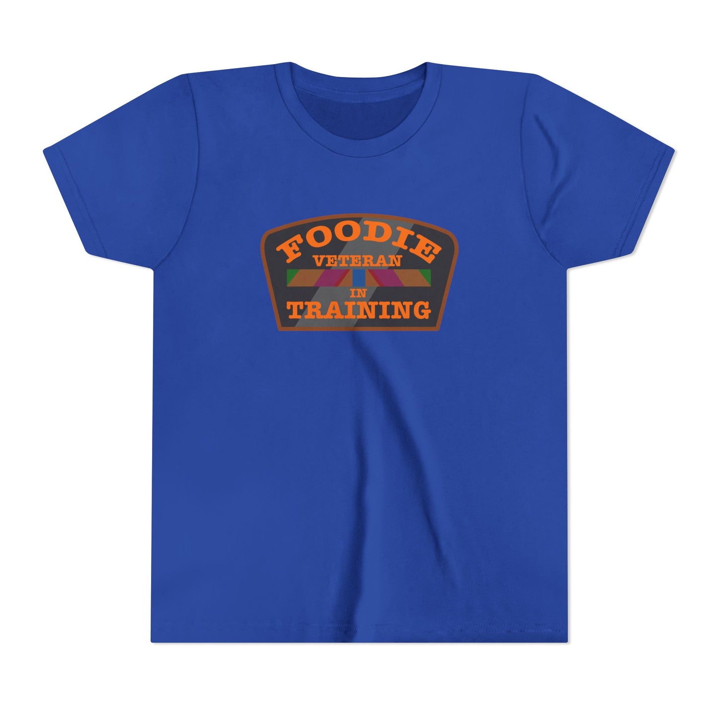 L.O.E.F Foodie Veteran In Training Kids Tee Shirt  (Orange)