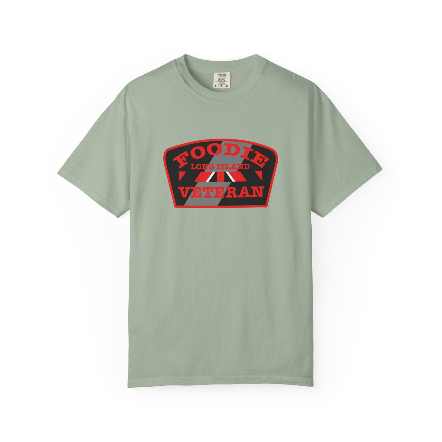 L.O.E.F Foodie Veteran Long Island Unisex Tee Shirt (Red)