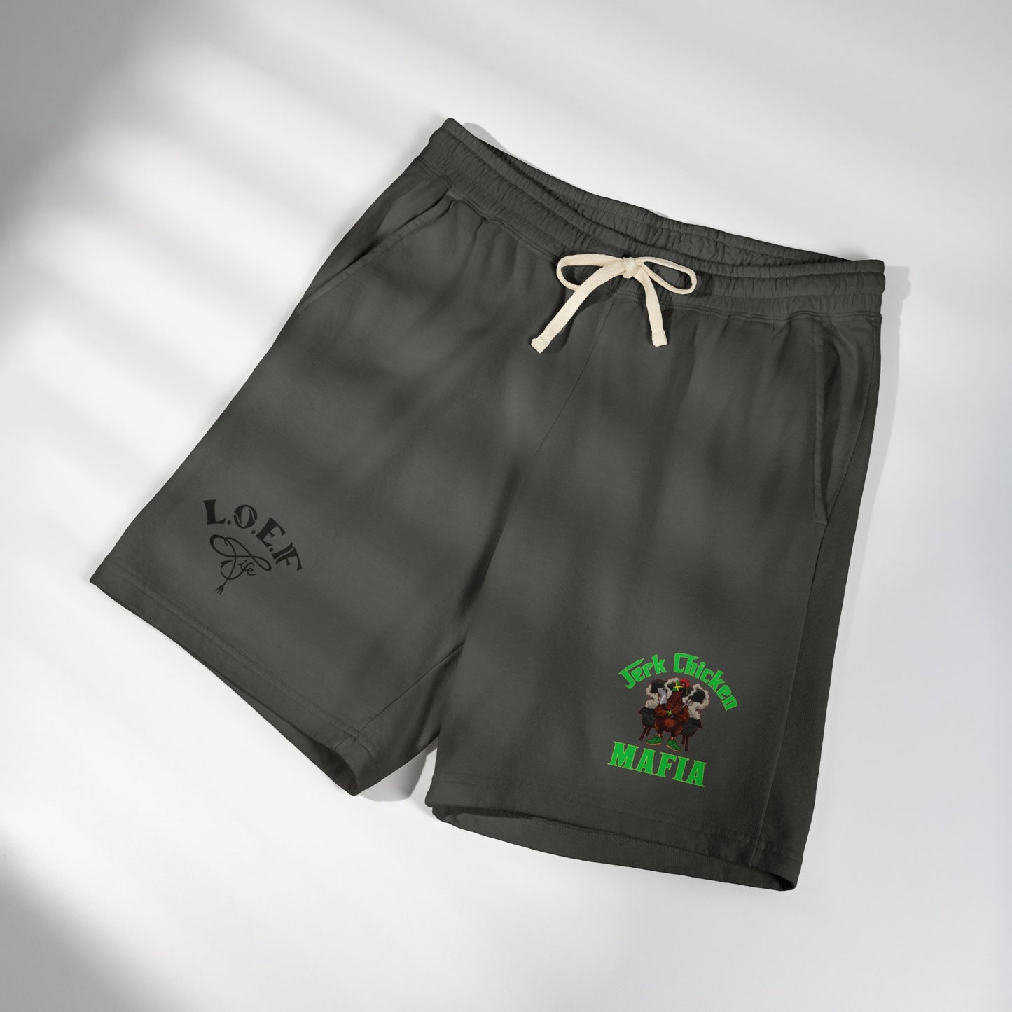L.O.E.F Jerk Chicken Mafia Sweat Shorts
