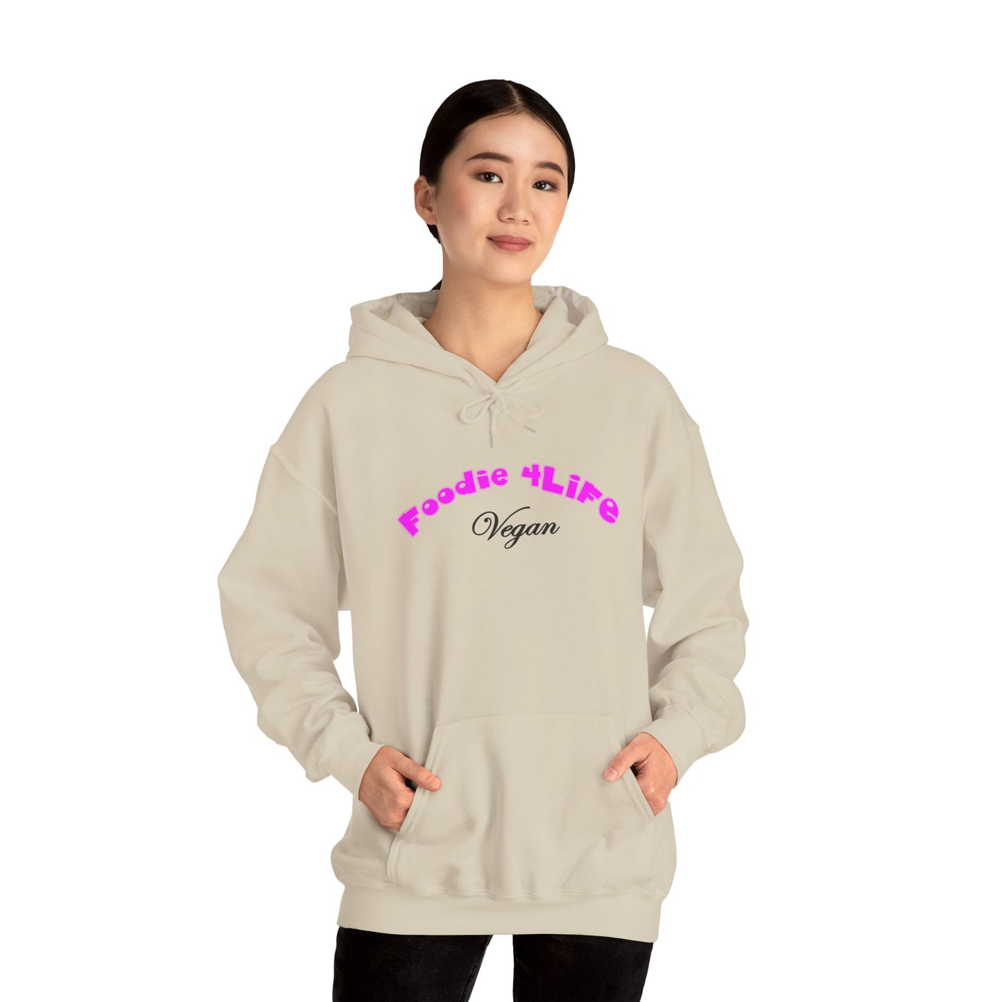 L.O.E.F Foodie 4Life Vegan Hoodie (Fuchsia)