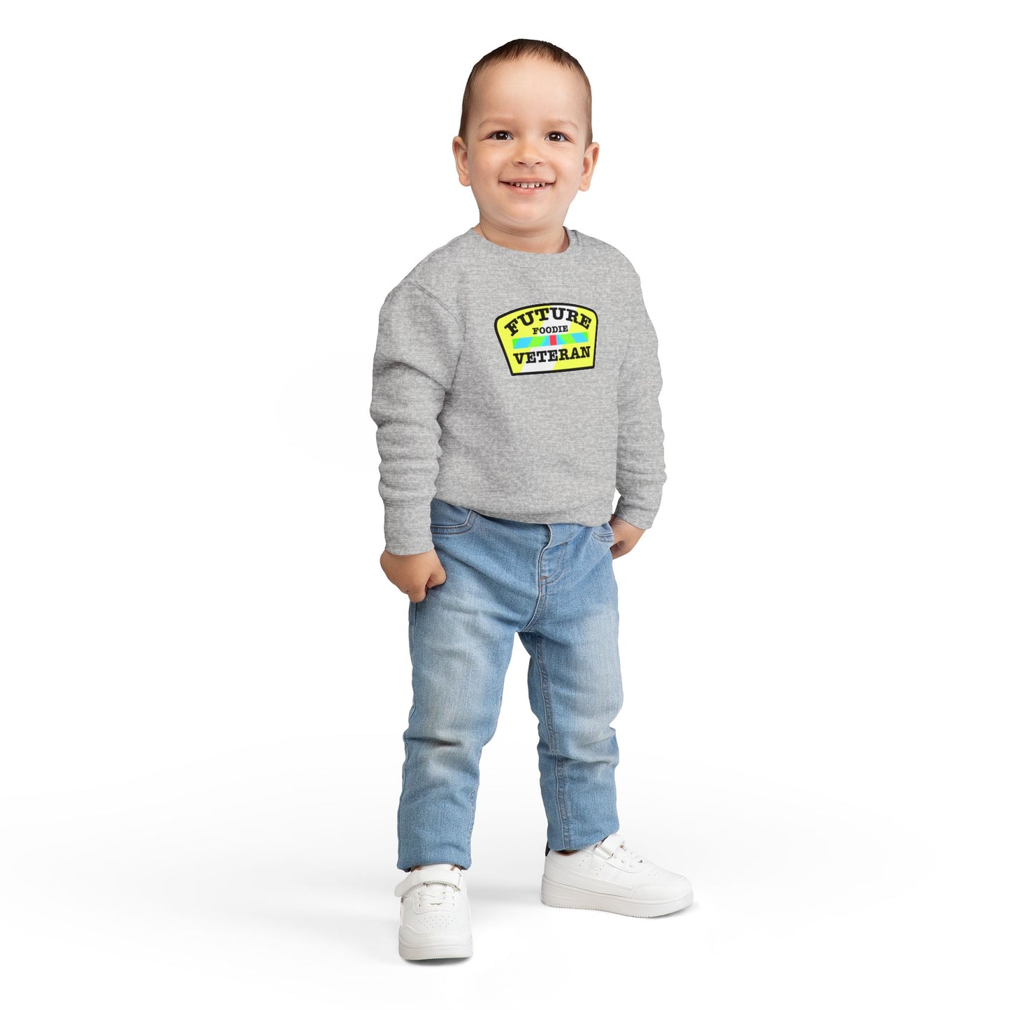 L.O.E.F Future Foodie Veteran Baby Sweatshirt (Yellow and Black)