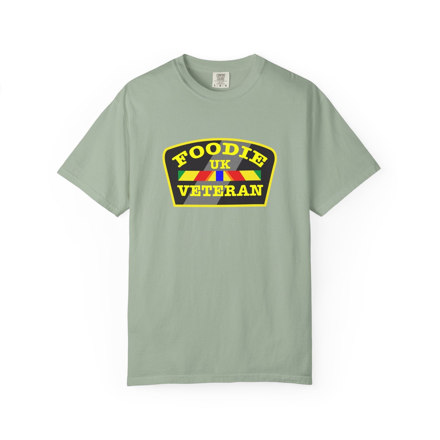 L.O.E.F Foodie Veteran UK Unisex Tee Shirt (Yellow)