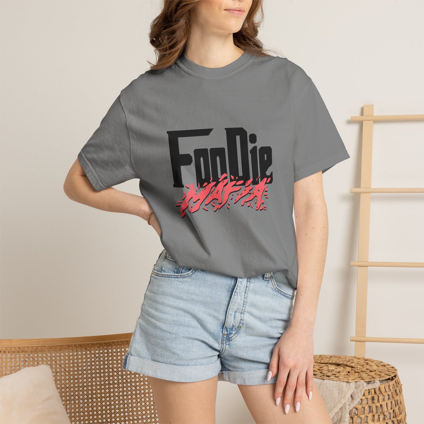 L.O.E.F Foodie Mafia Tee Shirt (Rust)