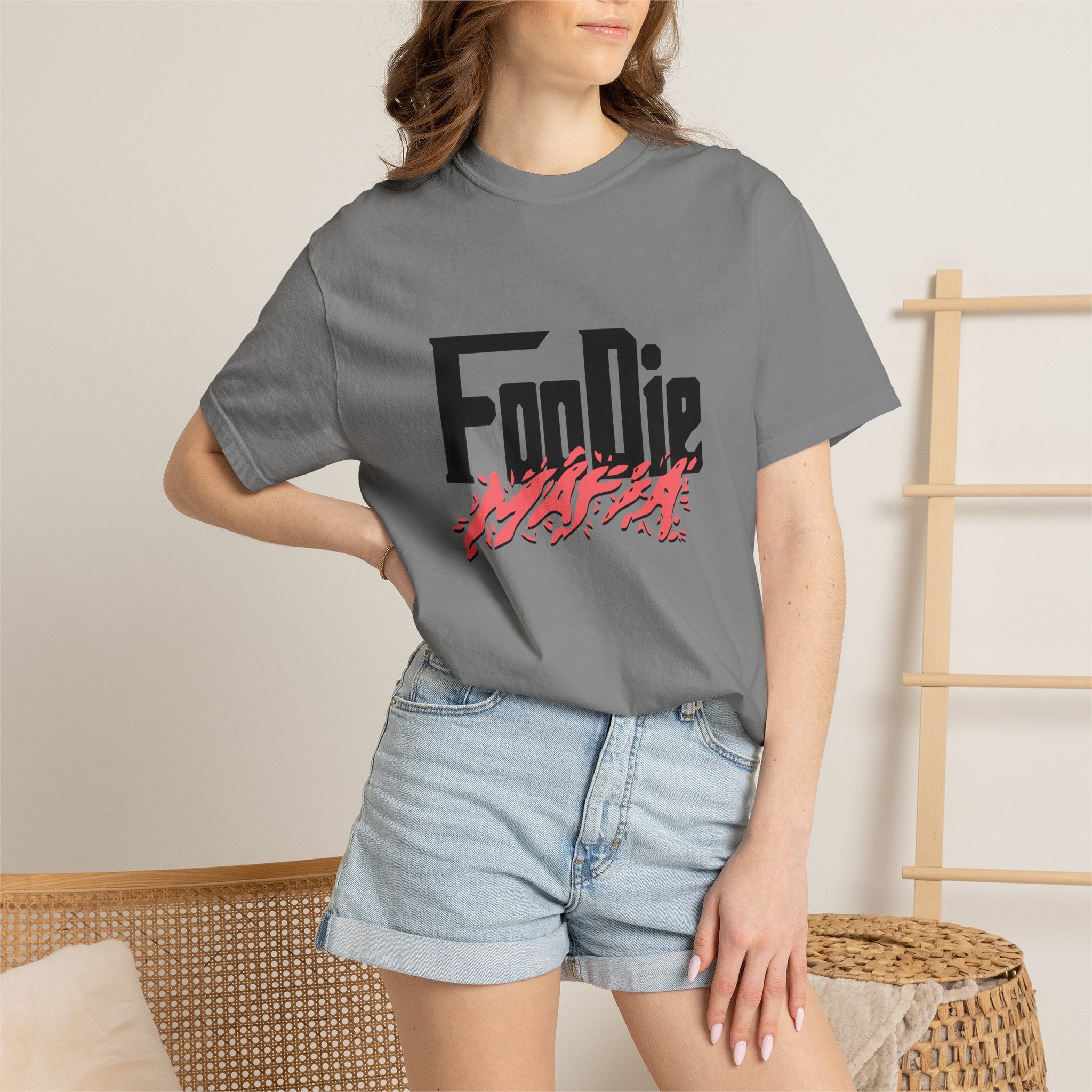 L.O.E.F Foodie Mafia Tee Shirt (Rust)
