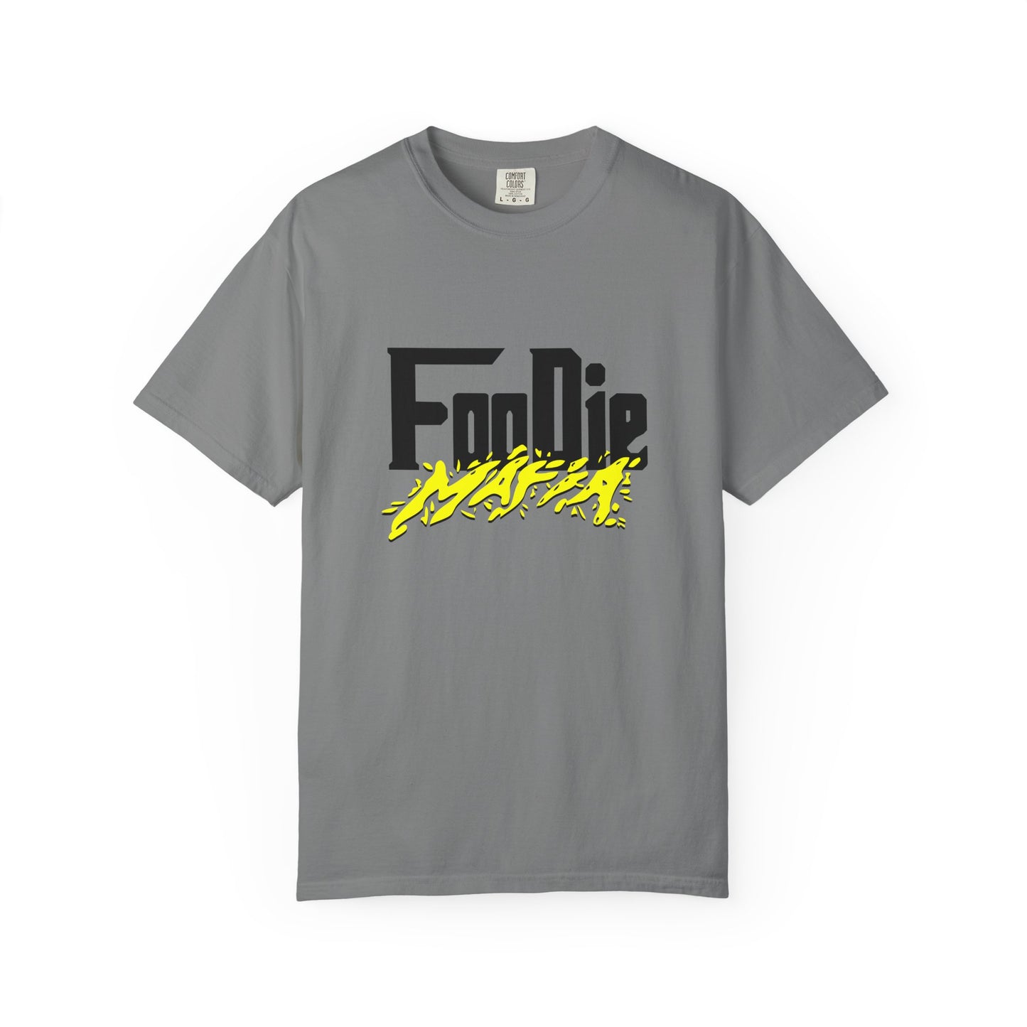 L.O.E.F Foodie Mafia Unisex Tee Shirt (Bright Yellow)