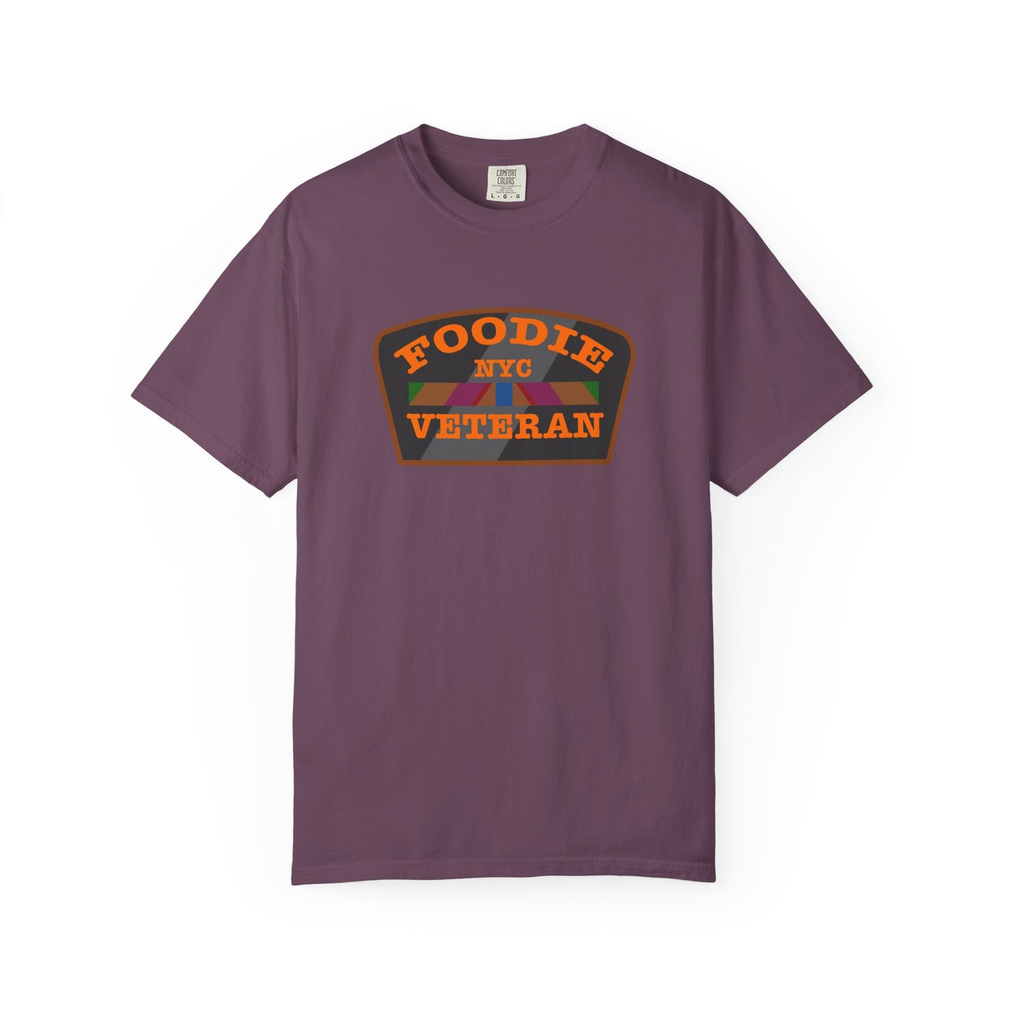 L.O.E.F Foodie Veteran NYC Unisex Tee Shirt (Orange)