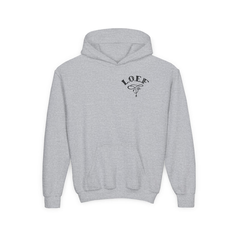 L.O.E.F Foodie 4Life Young Hoodie (Fiery Red)